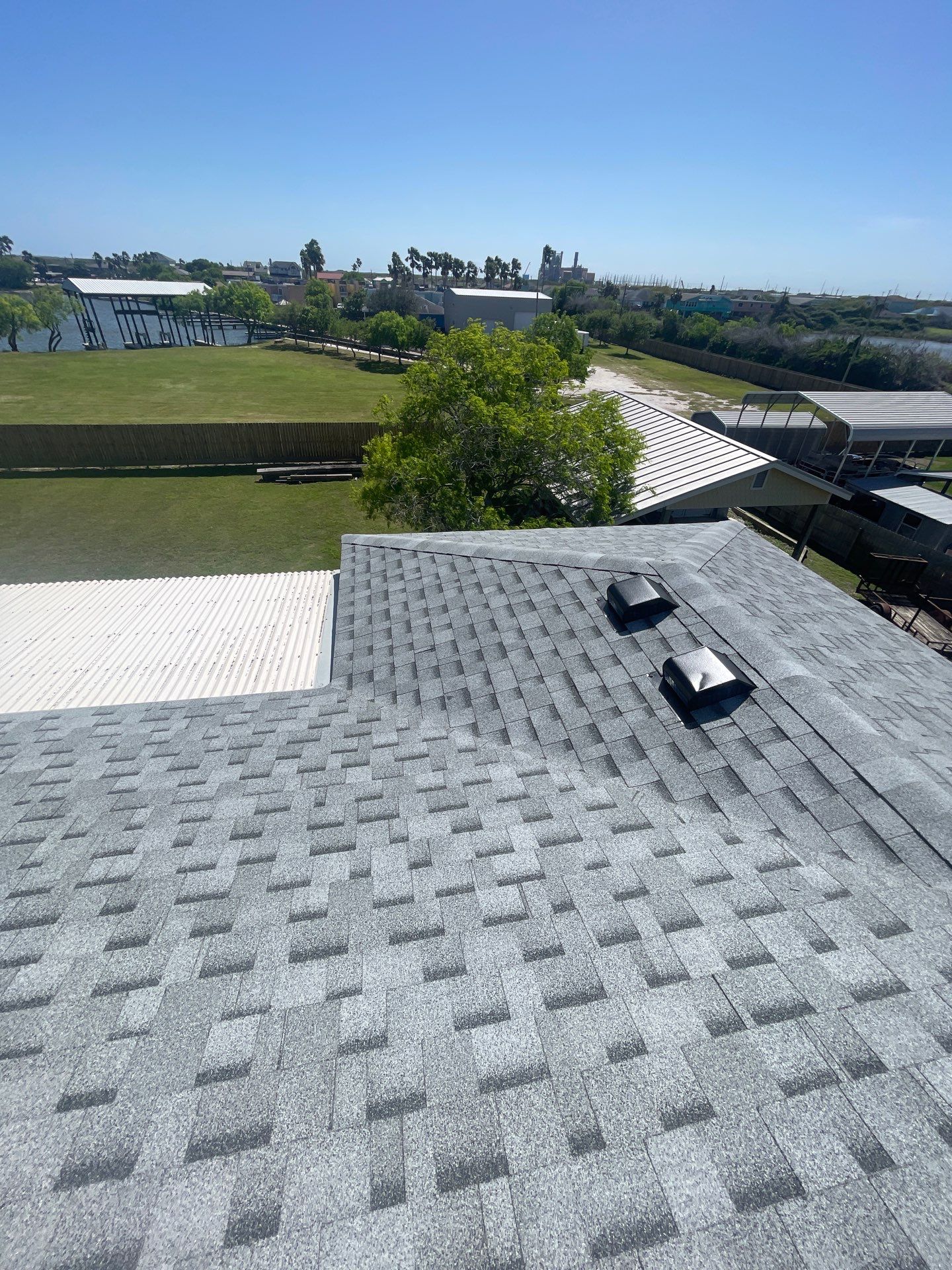 Residential Roofing Installation using IKO Cambridge Dual Gray by Lighthouse Roofing