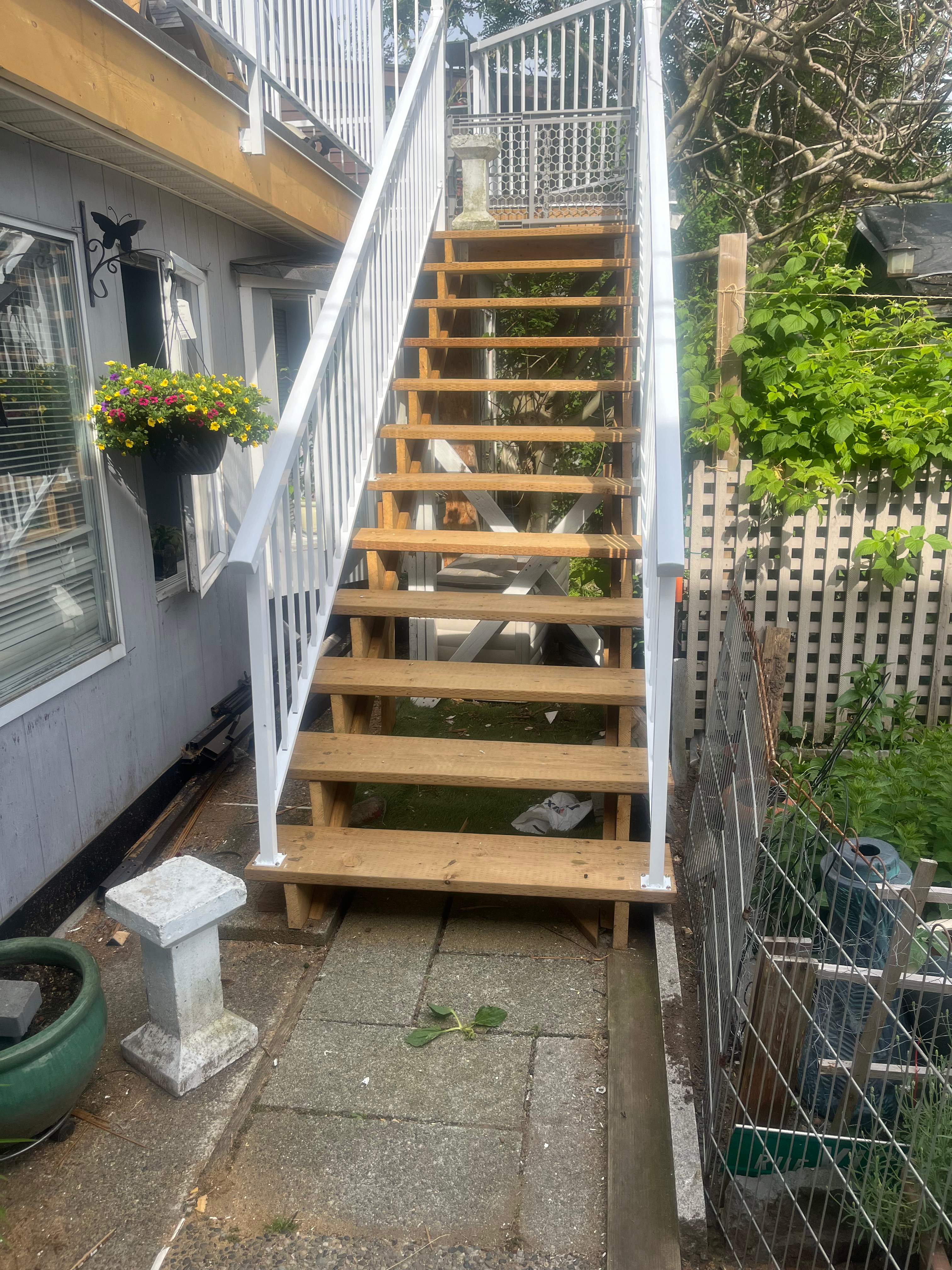 New Deck & New Set Of Stairs by YVR Construction Group