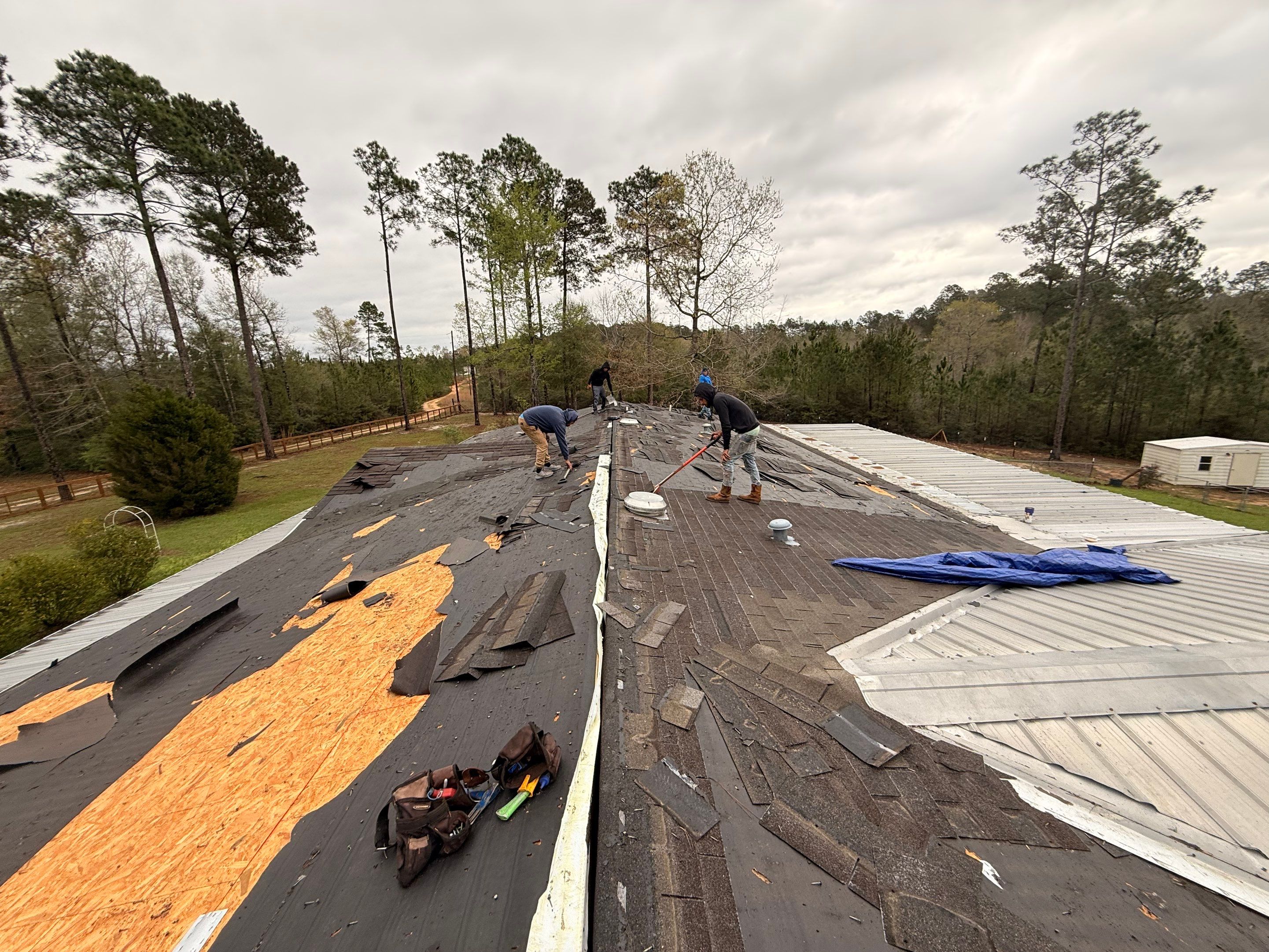 Asphalt Shingle Roof Replacement in Poplarville by Frontline Roofing