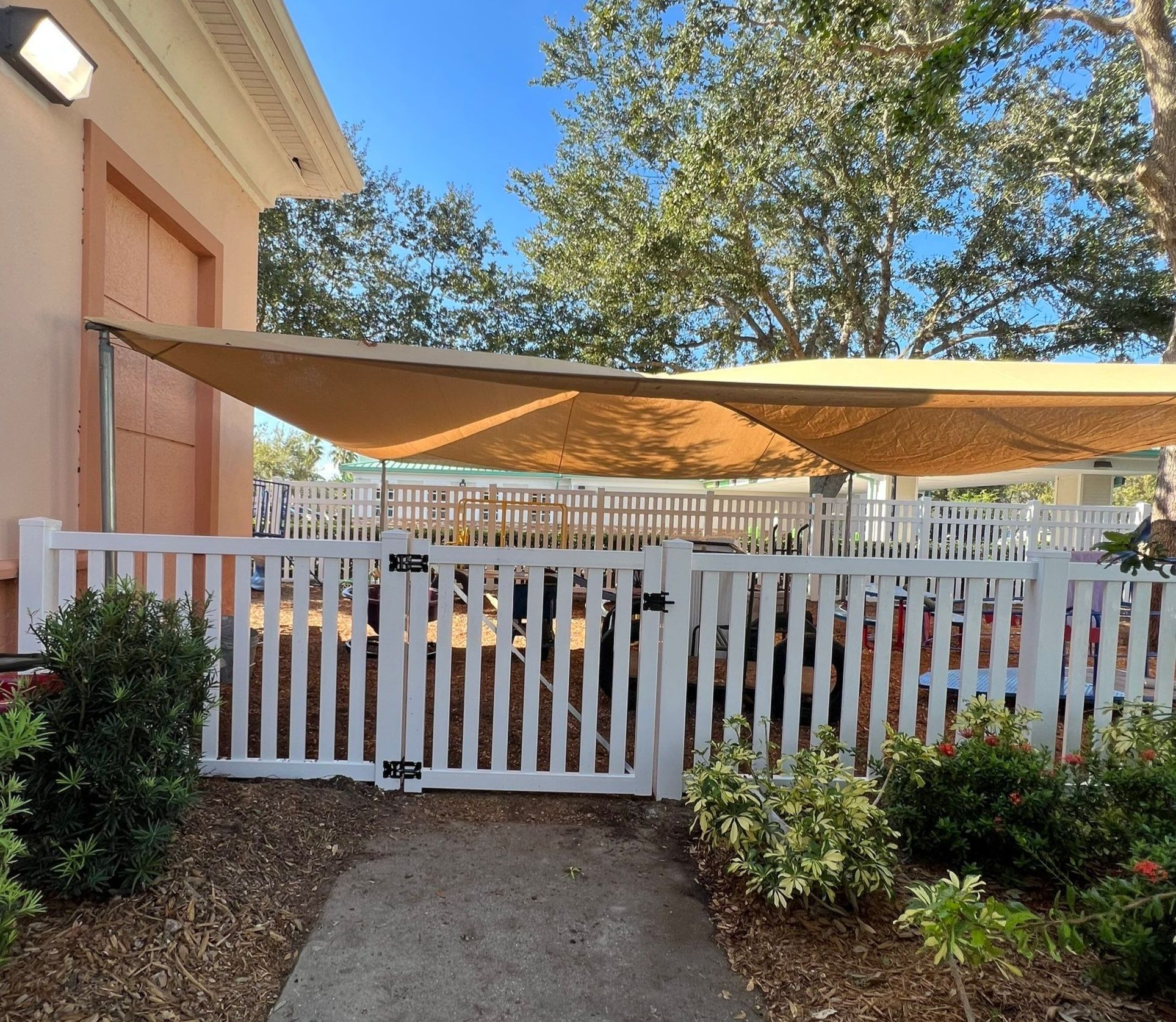 Vinyl Fence Installation using Vinyl Picket Fence by Asap fence and gates, LLC