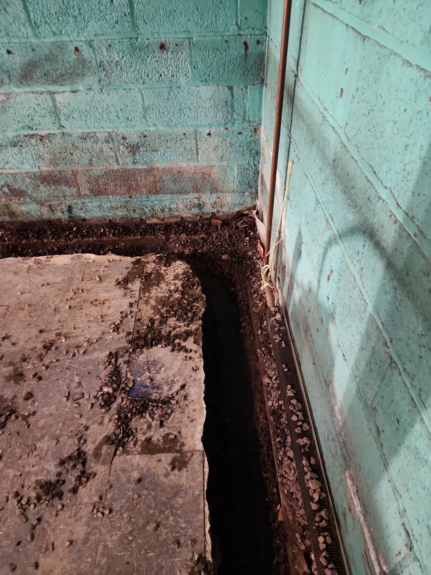 Interior French Drain Newark, NJ by Pure Service Pro, LLC 