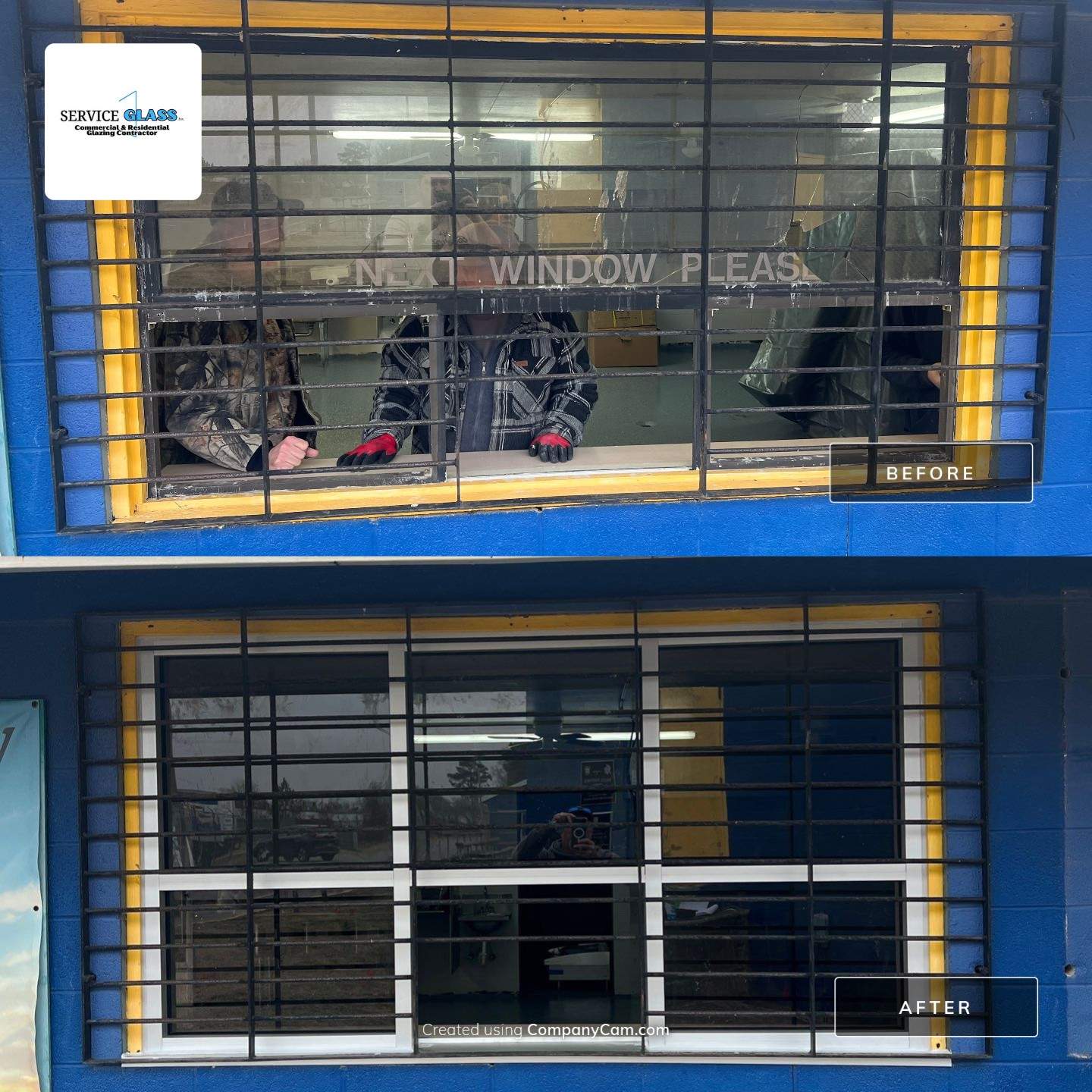 Concession Stand Storefront Remodel by Service Glass Inc