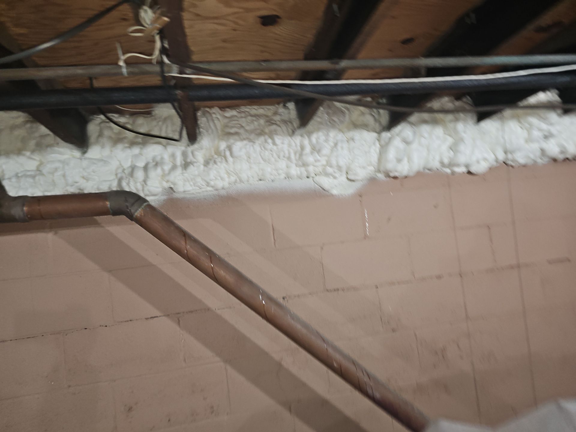 Attic Insulation using open cell spray foam by NYS Foam & Energy