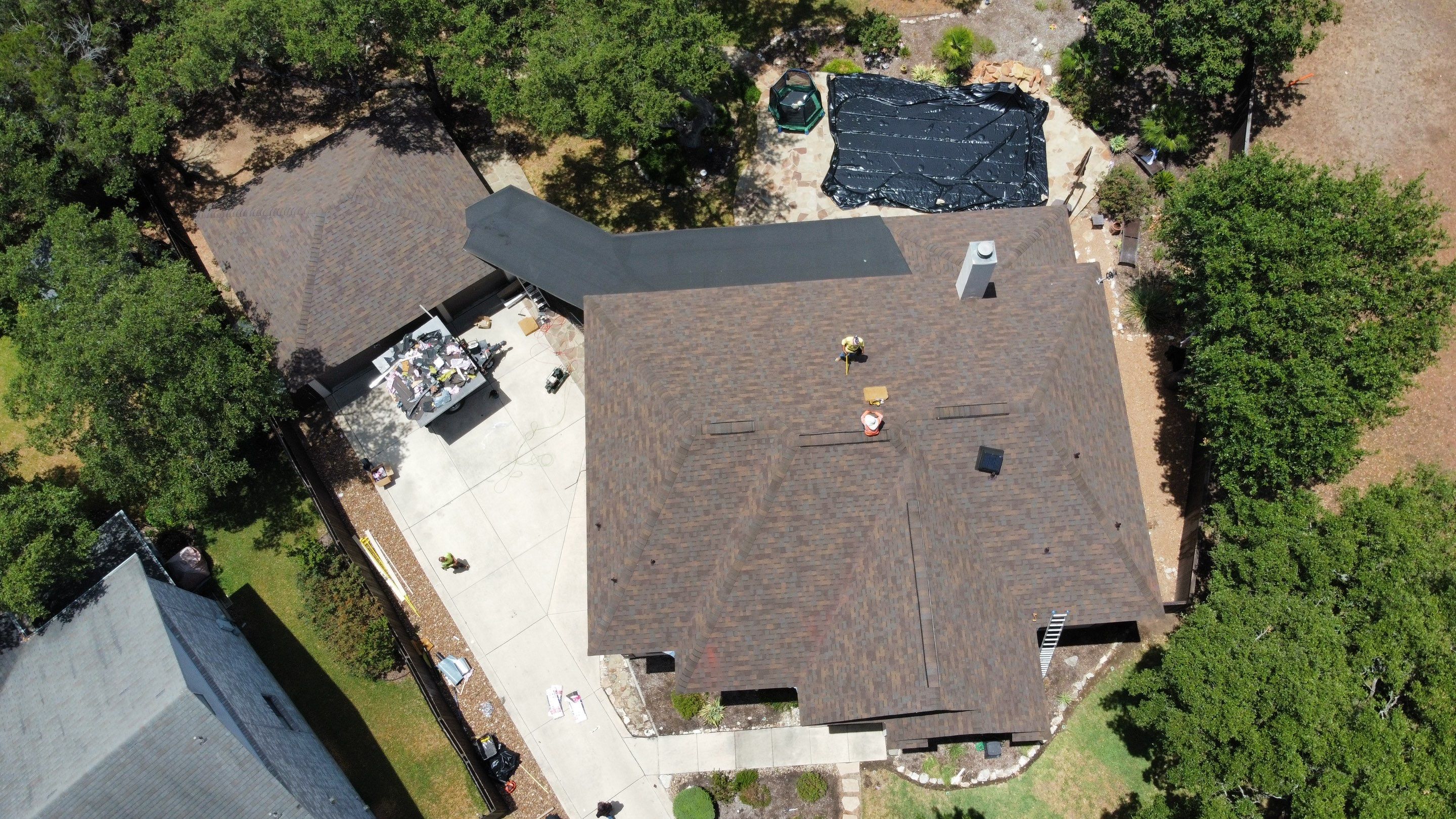 Residential Roofing Installation using Owens Corning Duration Storm Shingles by Bison Roofing  