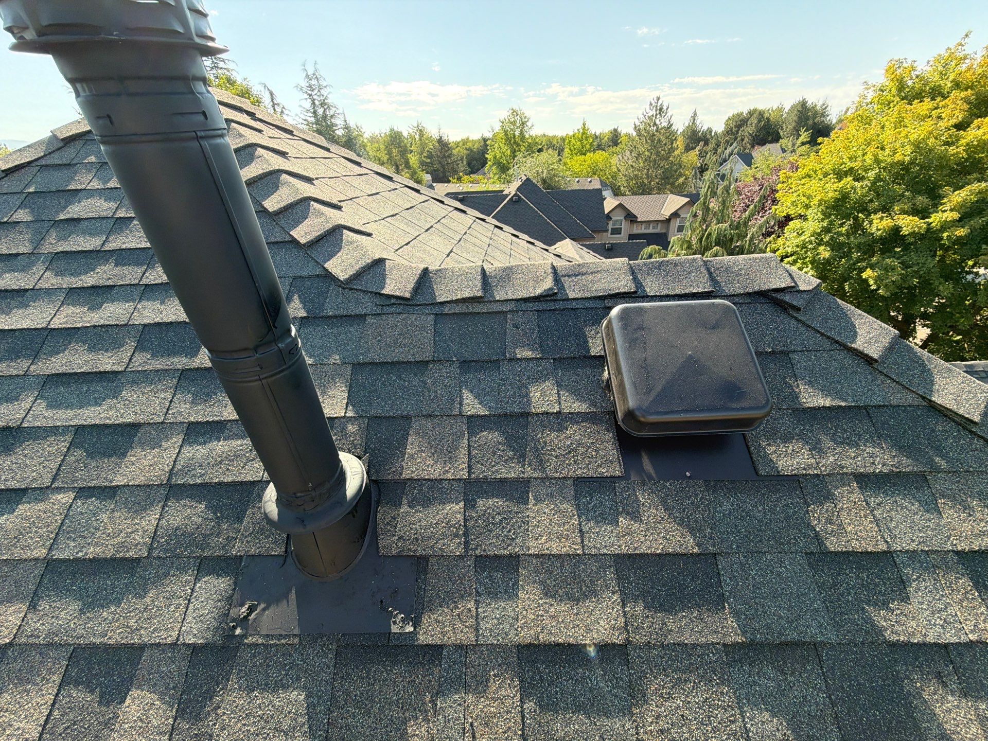 Residential Roof Replacement and Attic Structural Repair in Eagle by Olive Roofing