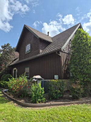 A Complete Exterior Refresh for a Custom Log Home & Property in Alba, Texas