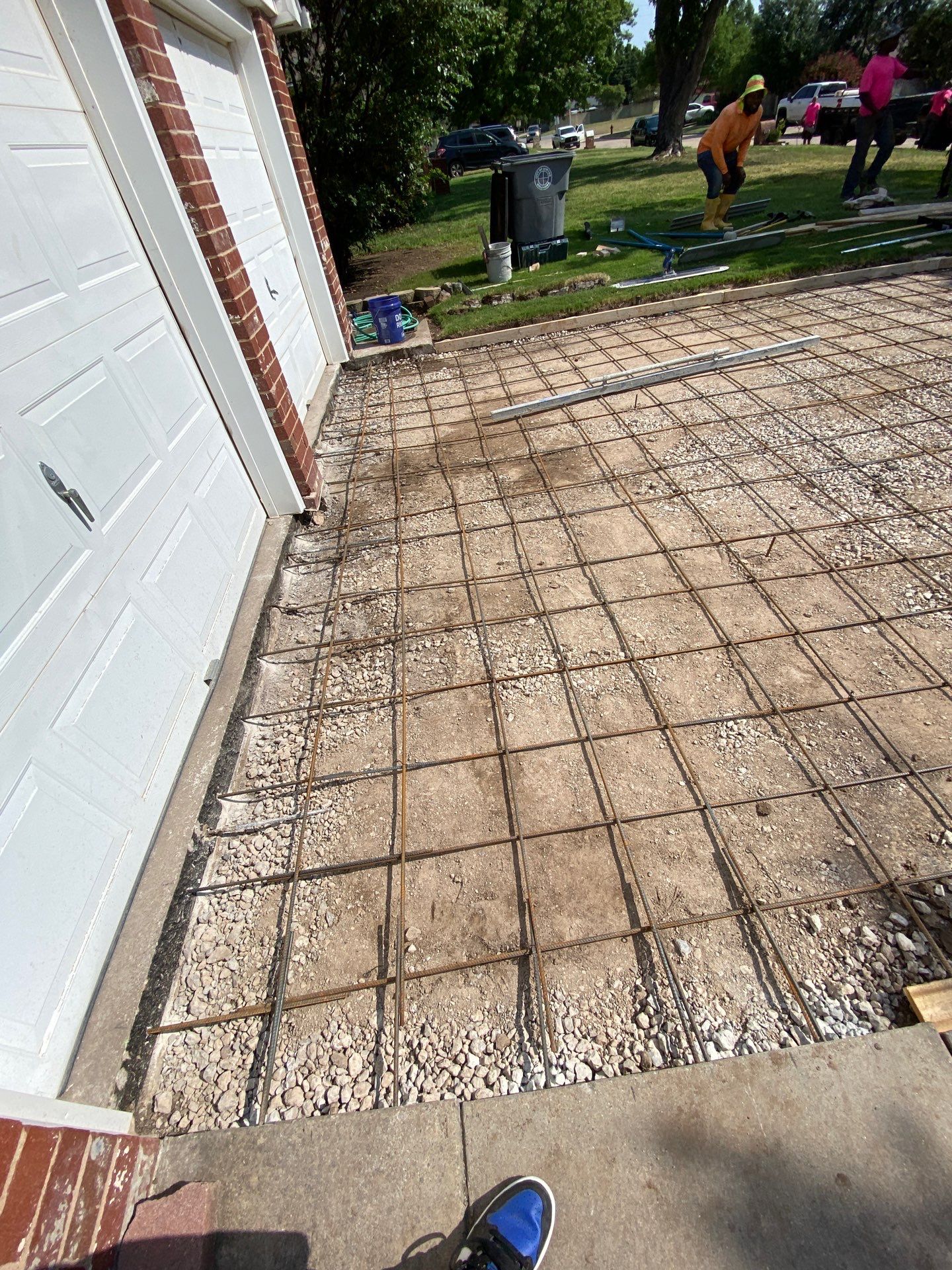 Concrete Driveway using Concrete  by Clays Services Inc