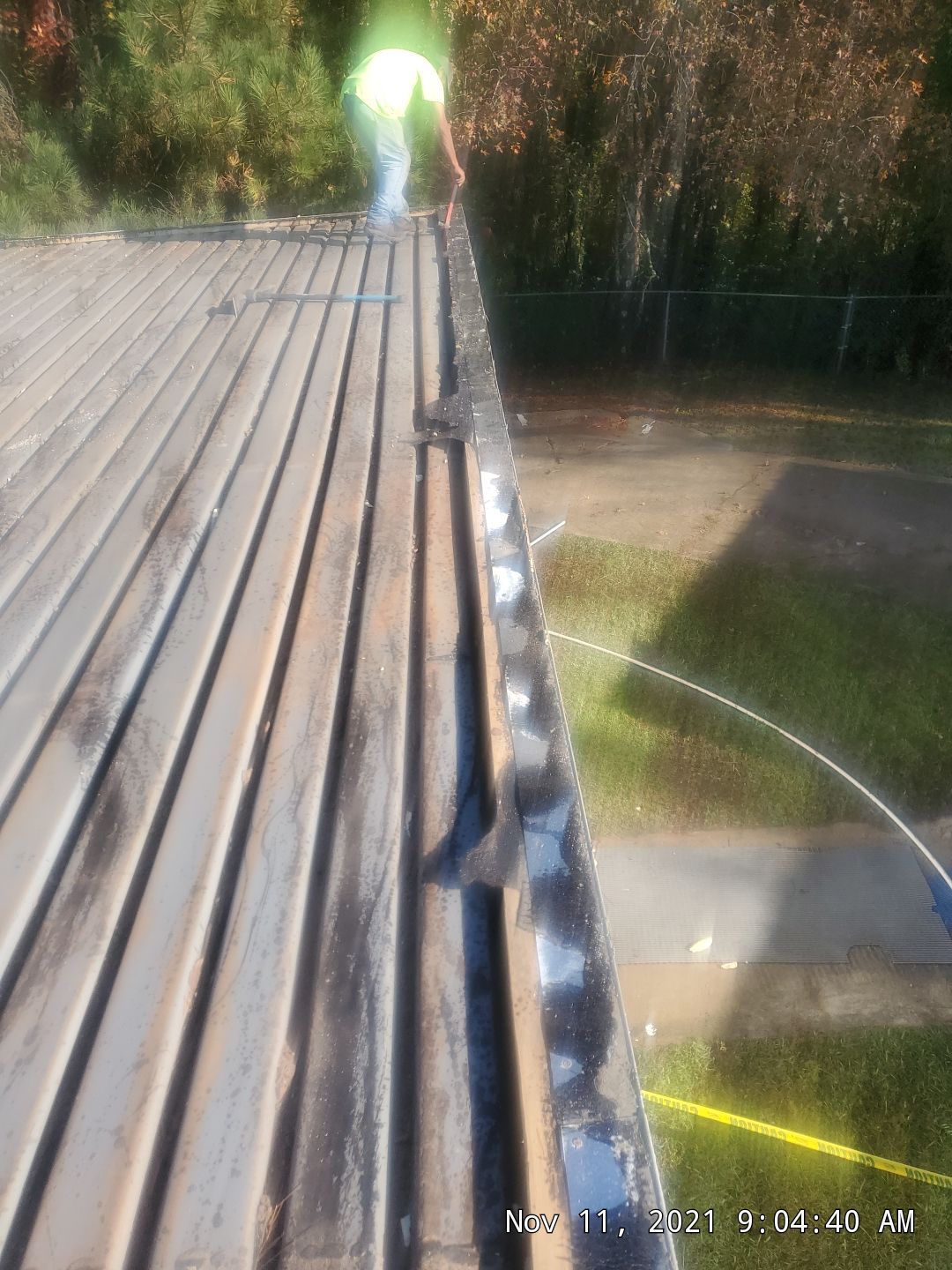 Commercial Roofing Installation using 50 mil PVC by Hostetler Roofing