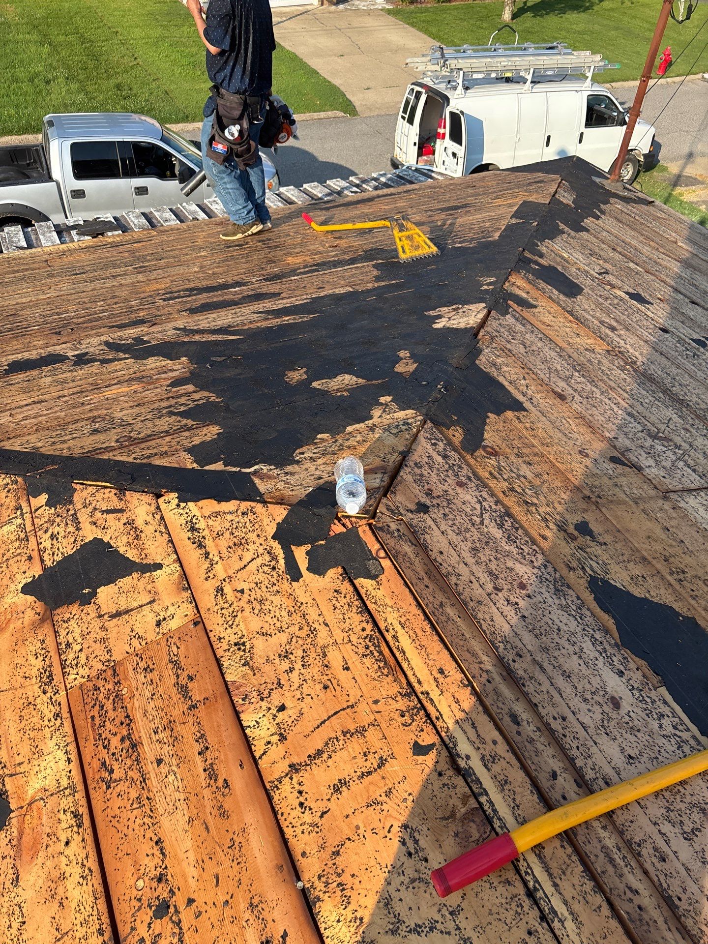Residential Roofing Installation using GAF Timberline HDZ Barkwood by Rainstoppers Roofing