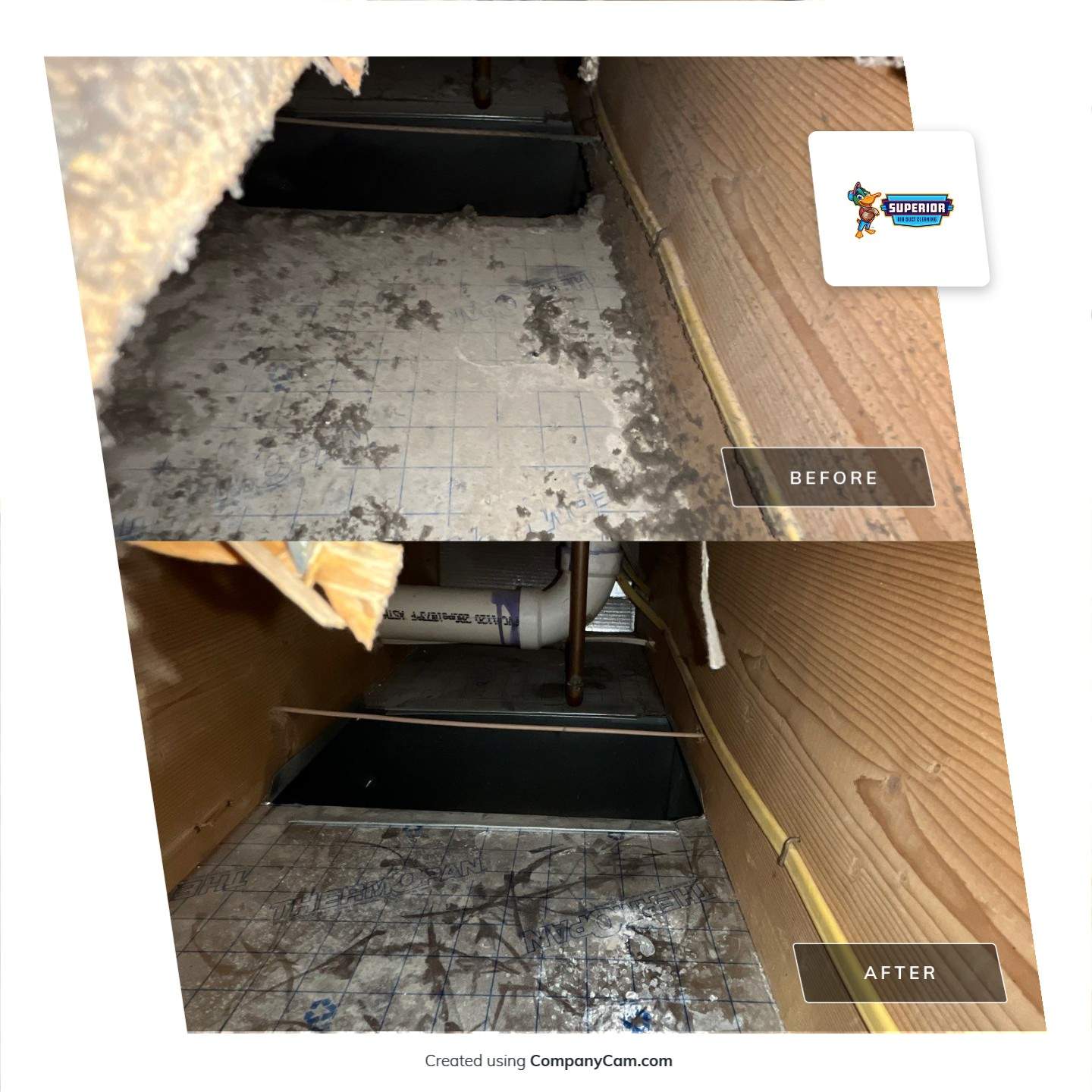 Air Duct Cleaning With a Vacuum Truck in Midland, PA by Superior Air Duct Cleaning