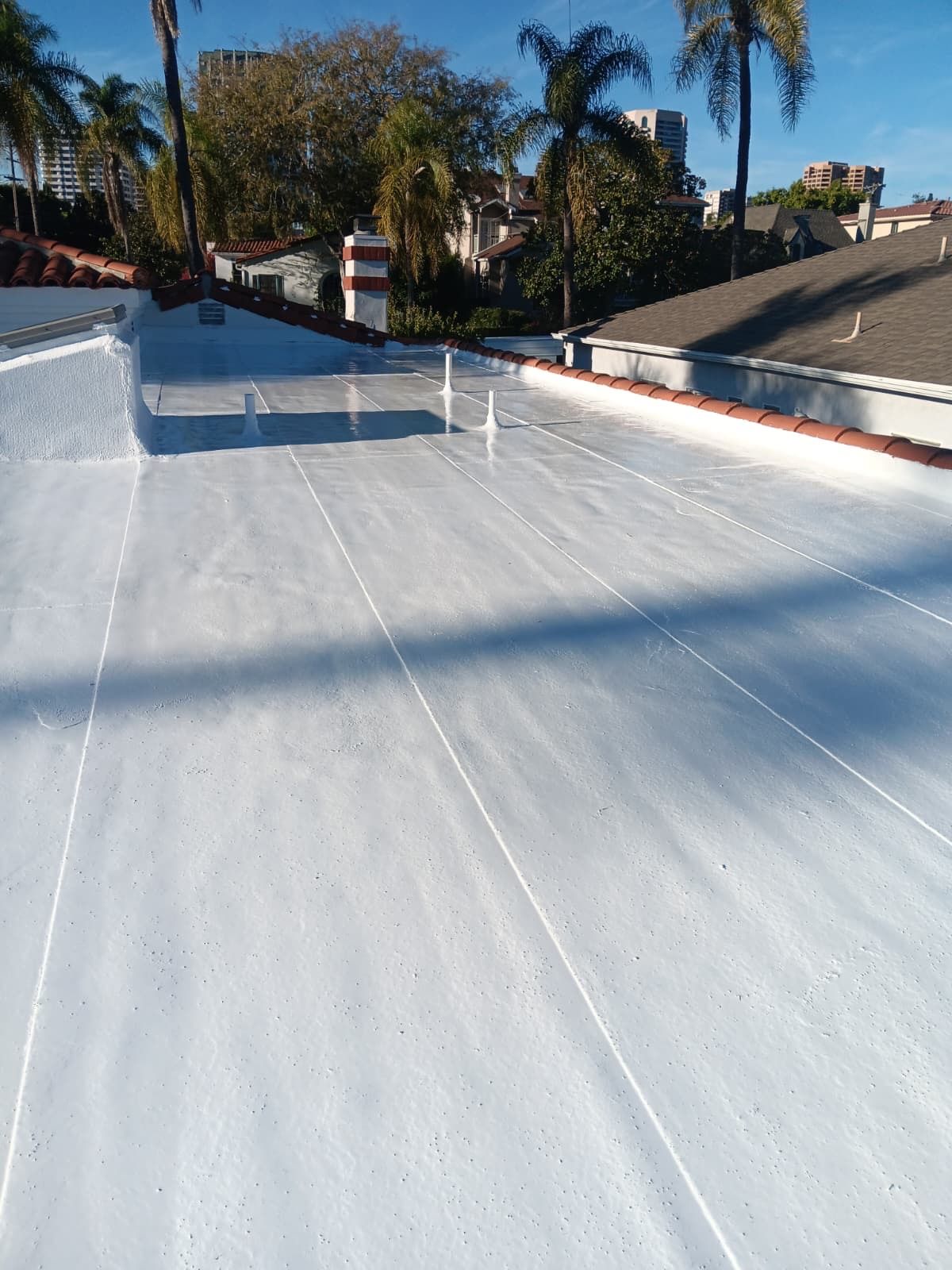 Residential Silicone Coating Project  by Hull Brothers Roofing