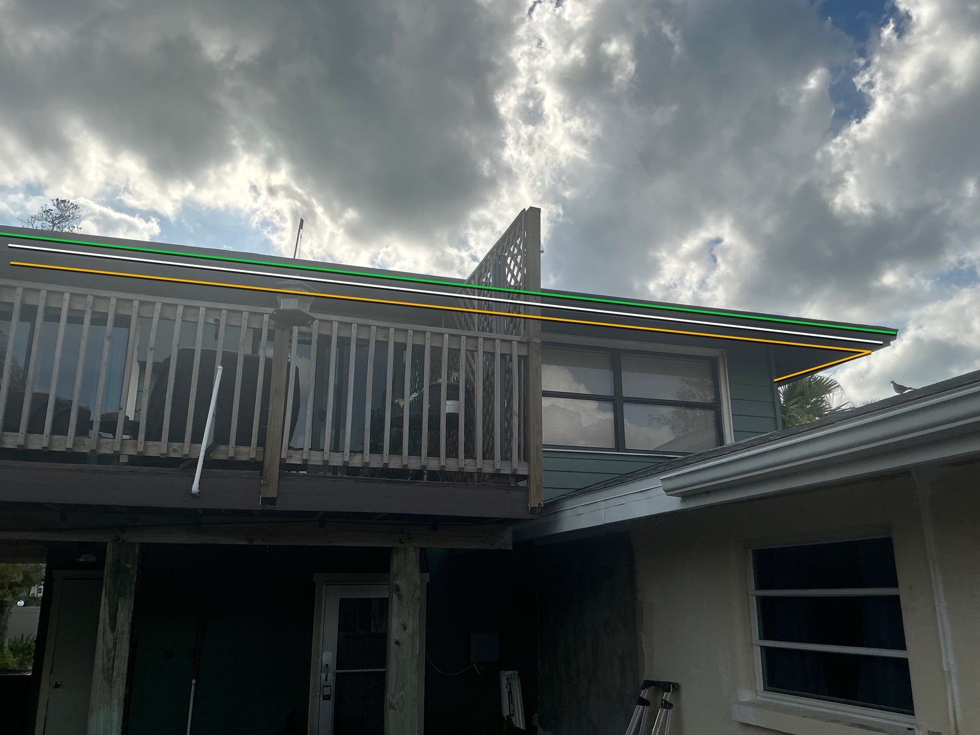 White Soffit and Fascia Installation in Longboat Key FL by Gutter Professors