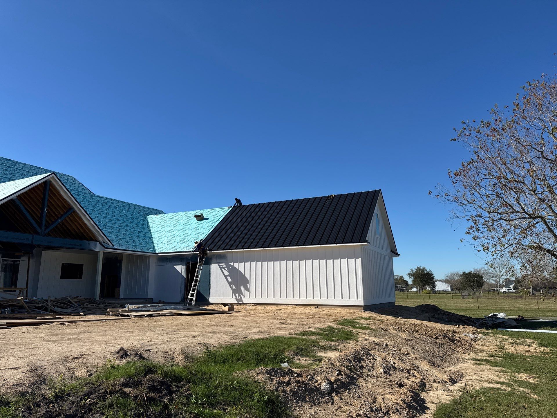 Project in Sante Fe, TX by True Line Roofing and Exteriors