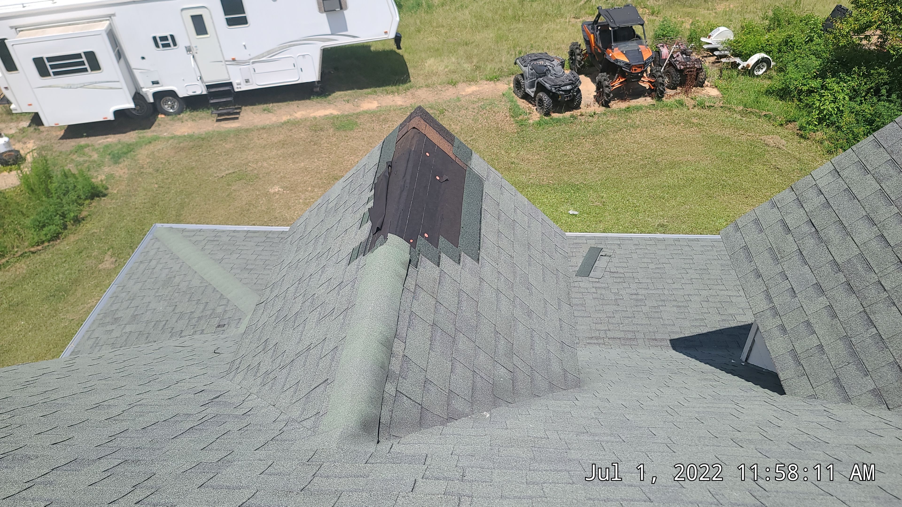 Residential Roofing Installation using Malarkey Highlander NEX by Hostetler Roofing