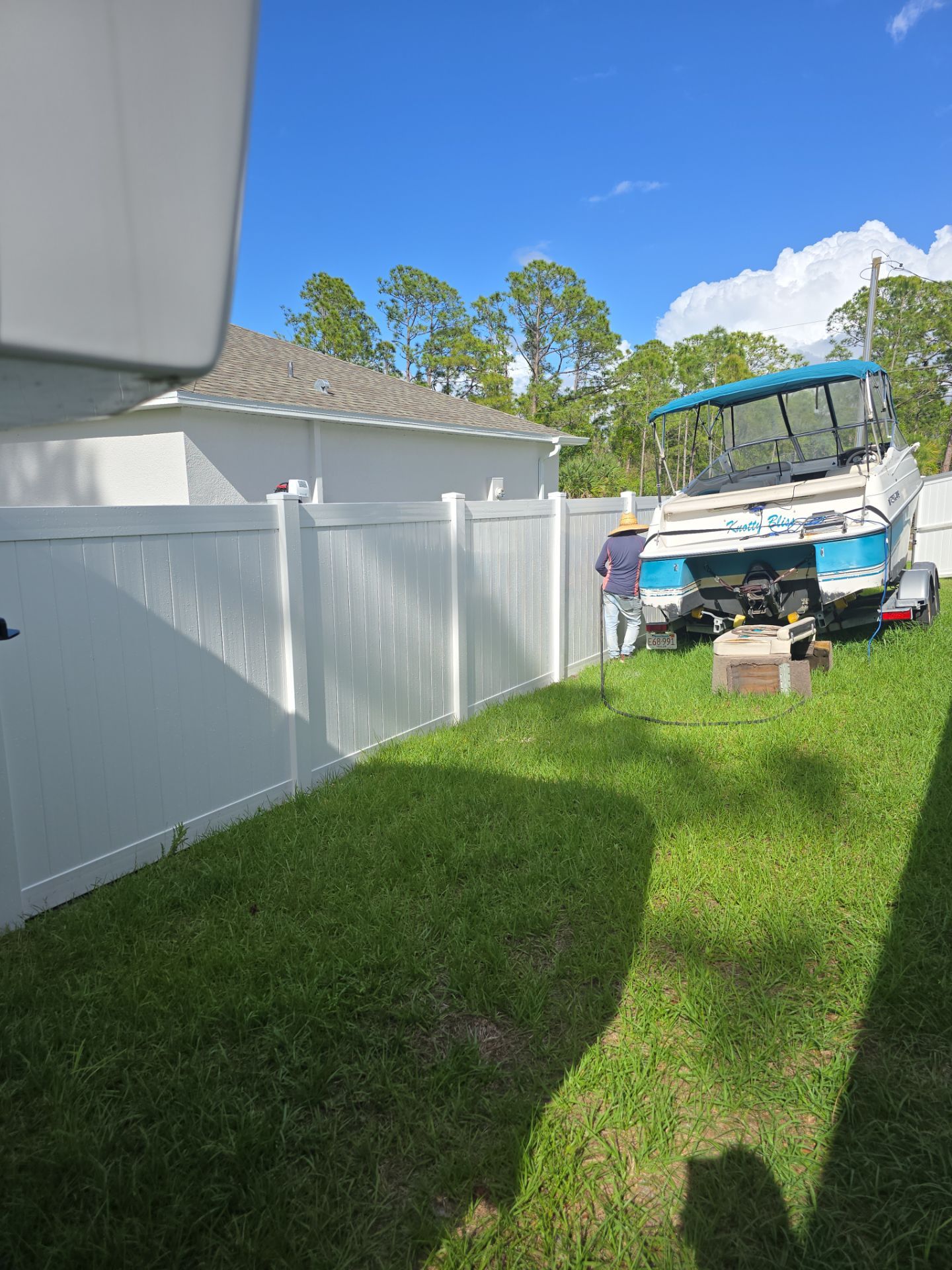 Vinyl Install in North Port by True Fence LLC