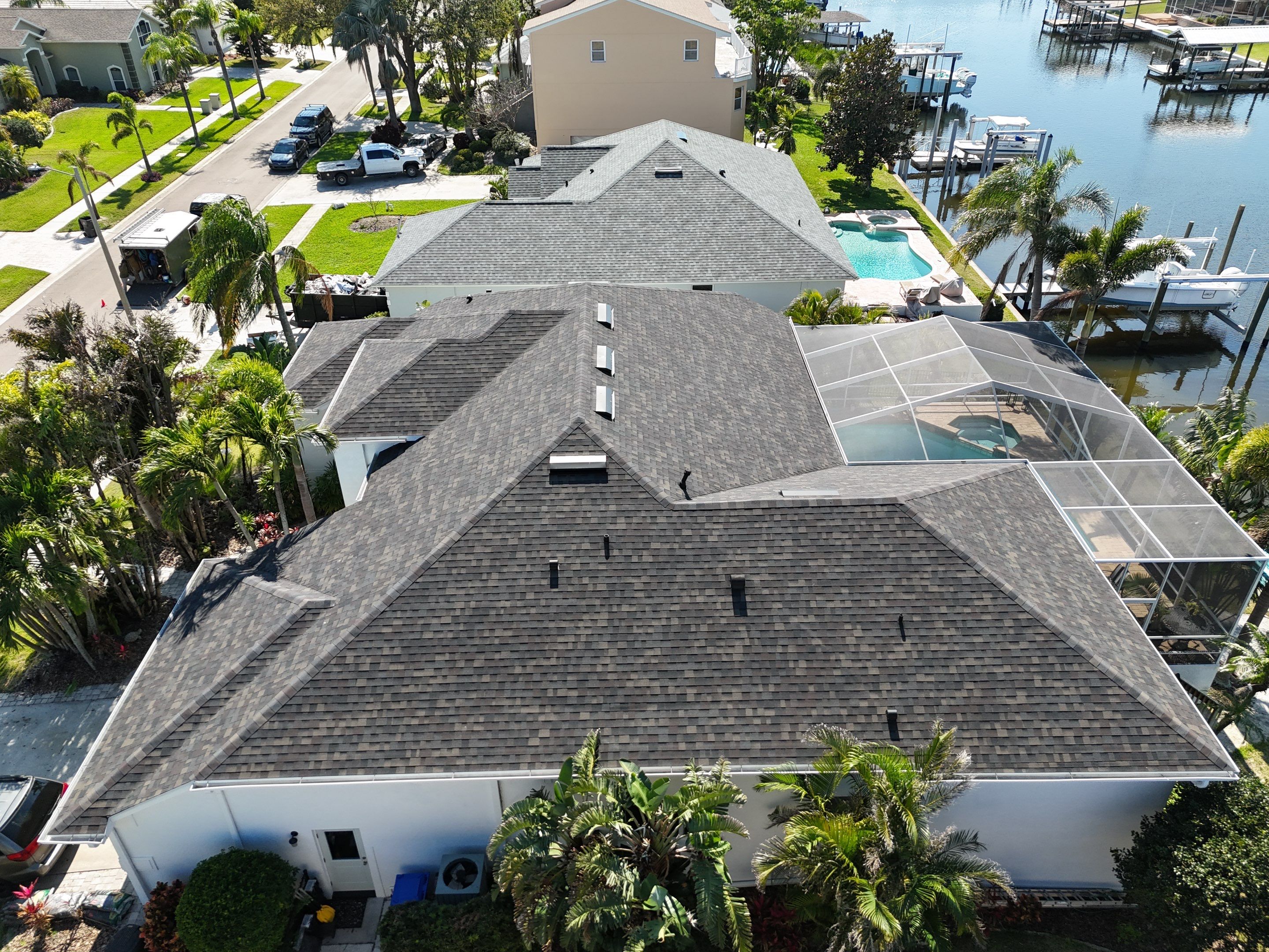 Roof replacement in Apollo Beach, FL. by Steadfast Roofing