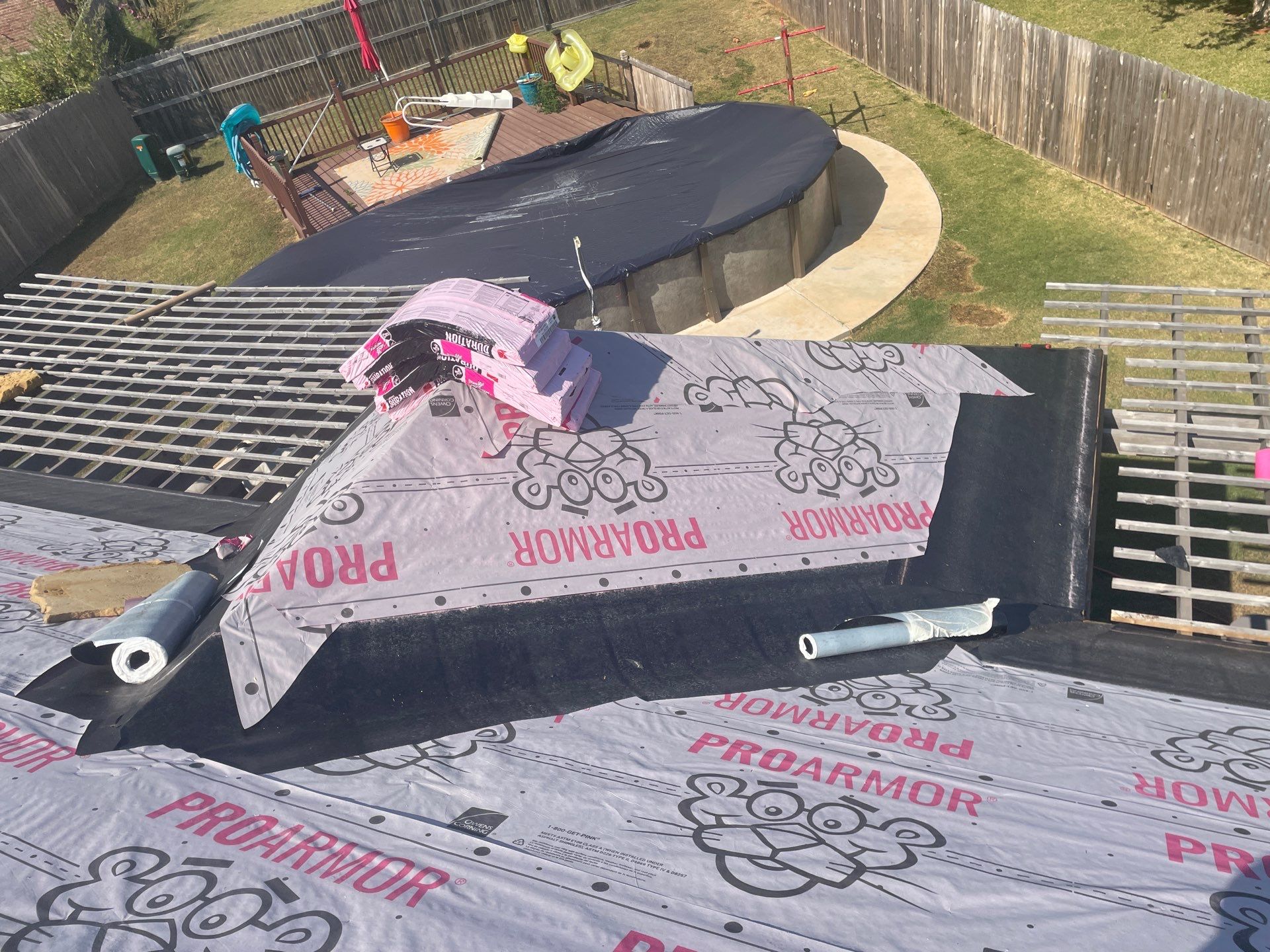 Roof Replacement Project in Yukon by Z Construction & Roofing, LLC
