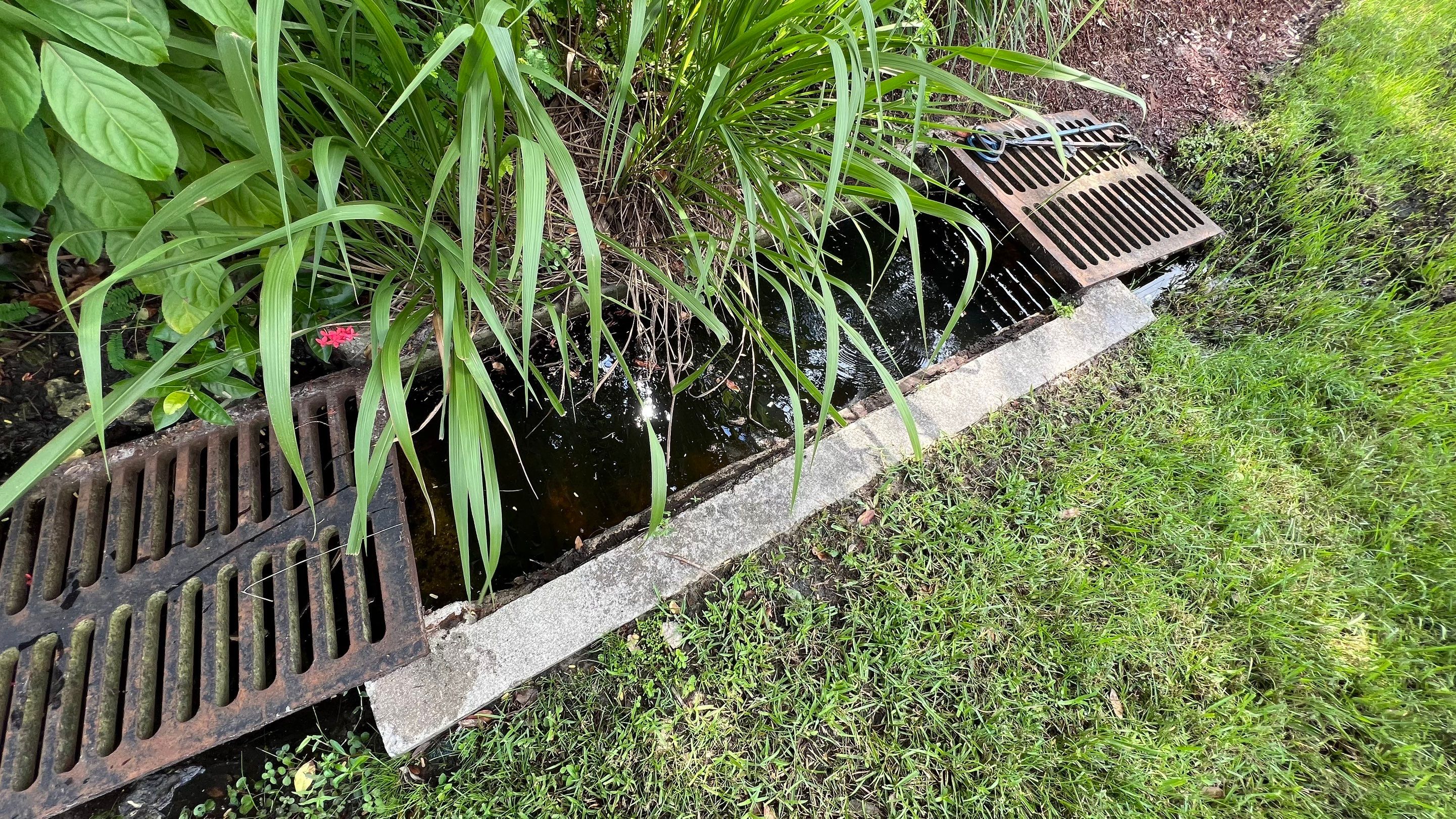 Naples Community Entry Road Stormwater System Cleaning by APS Power & Water
