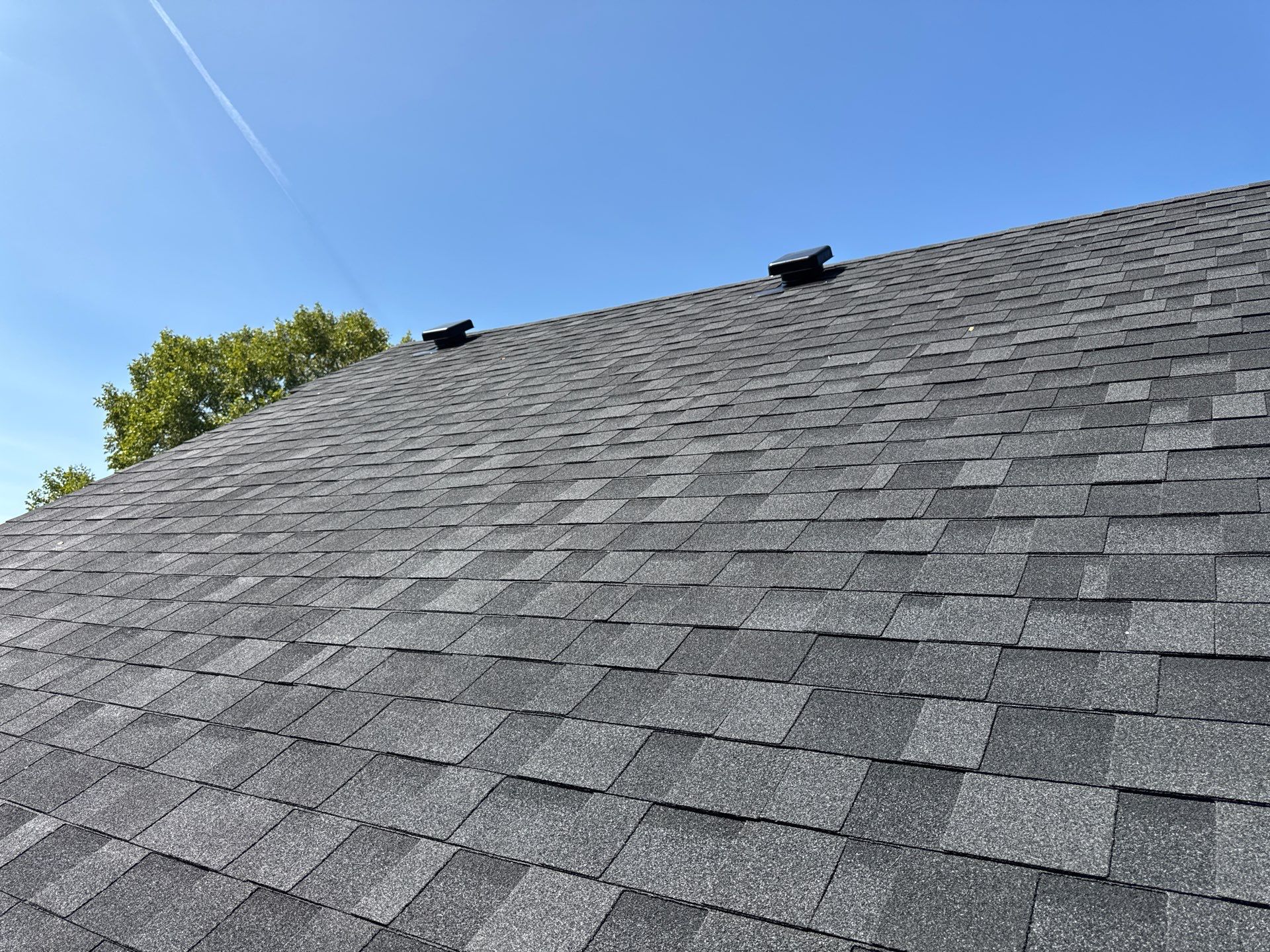 Middleton Residential Roof Replacement with Dark Grey Architectural Shingles by Olive Roofing