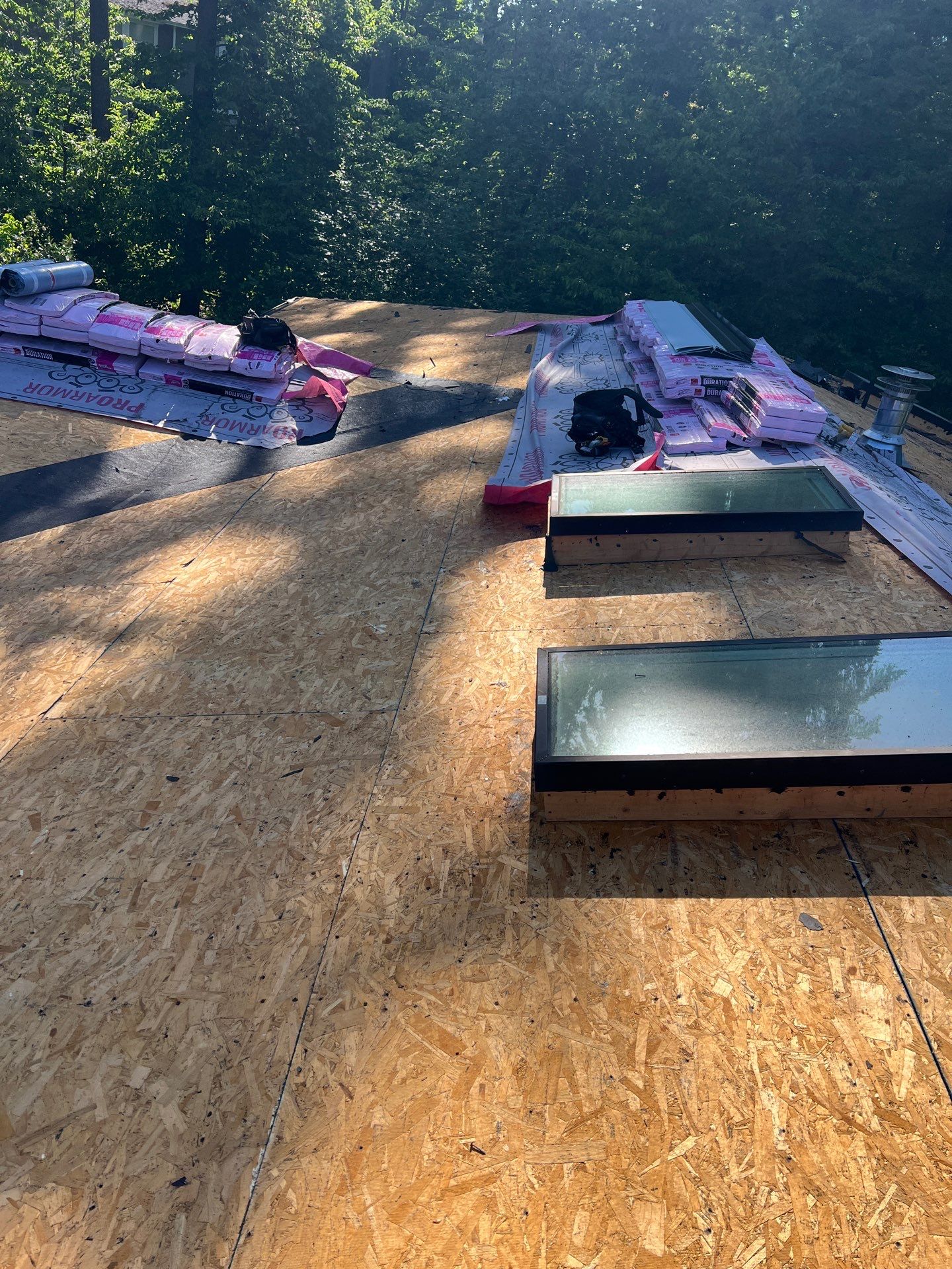 Residential Roofing Installation using GAF HDZ Shingles by Roofing Formula LLC