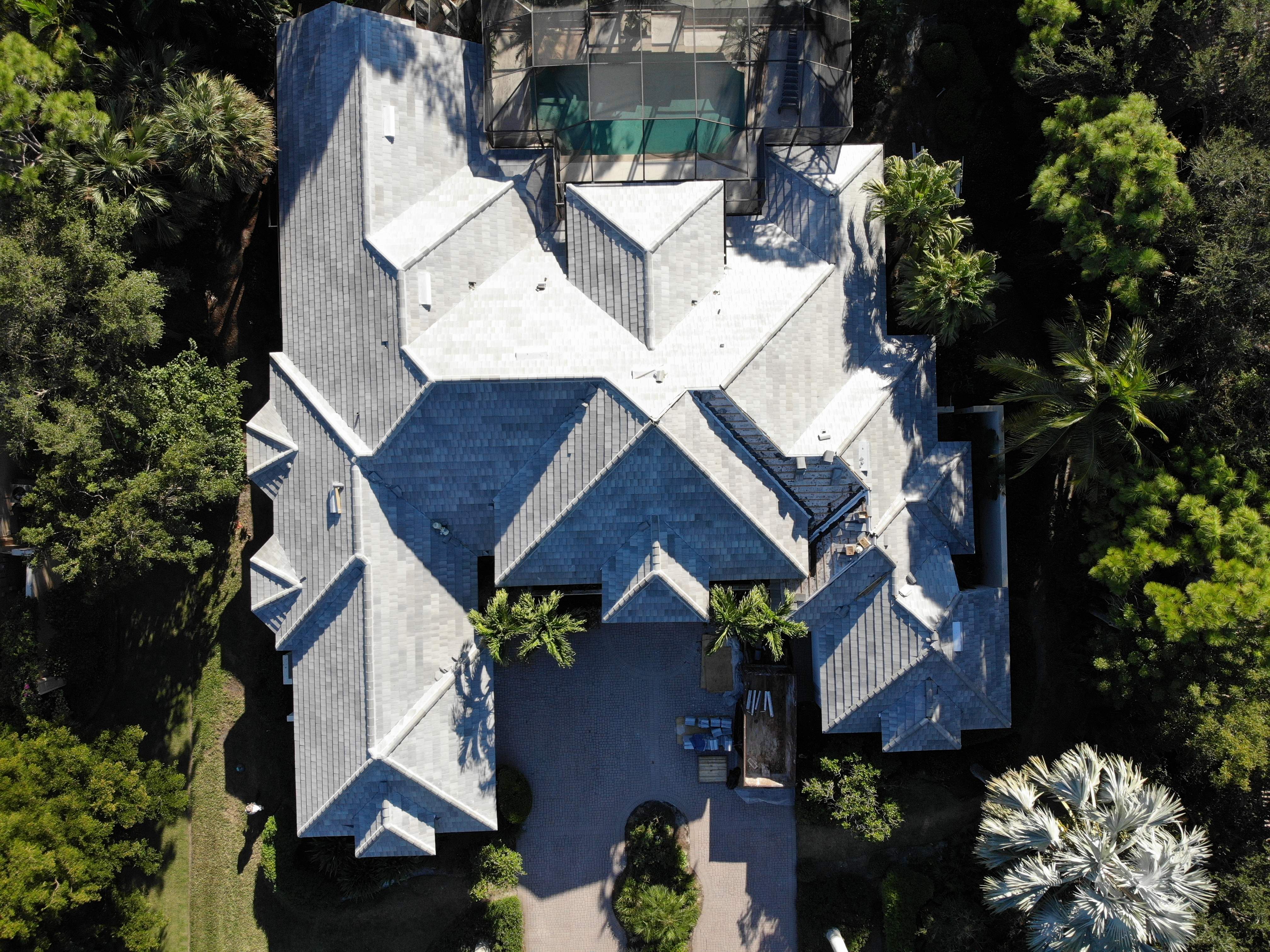 Residential Roofing Installation using Eagle Concrete Tile in Light Gray Range by International Roofing