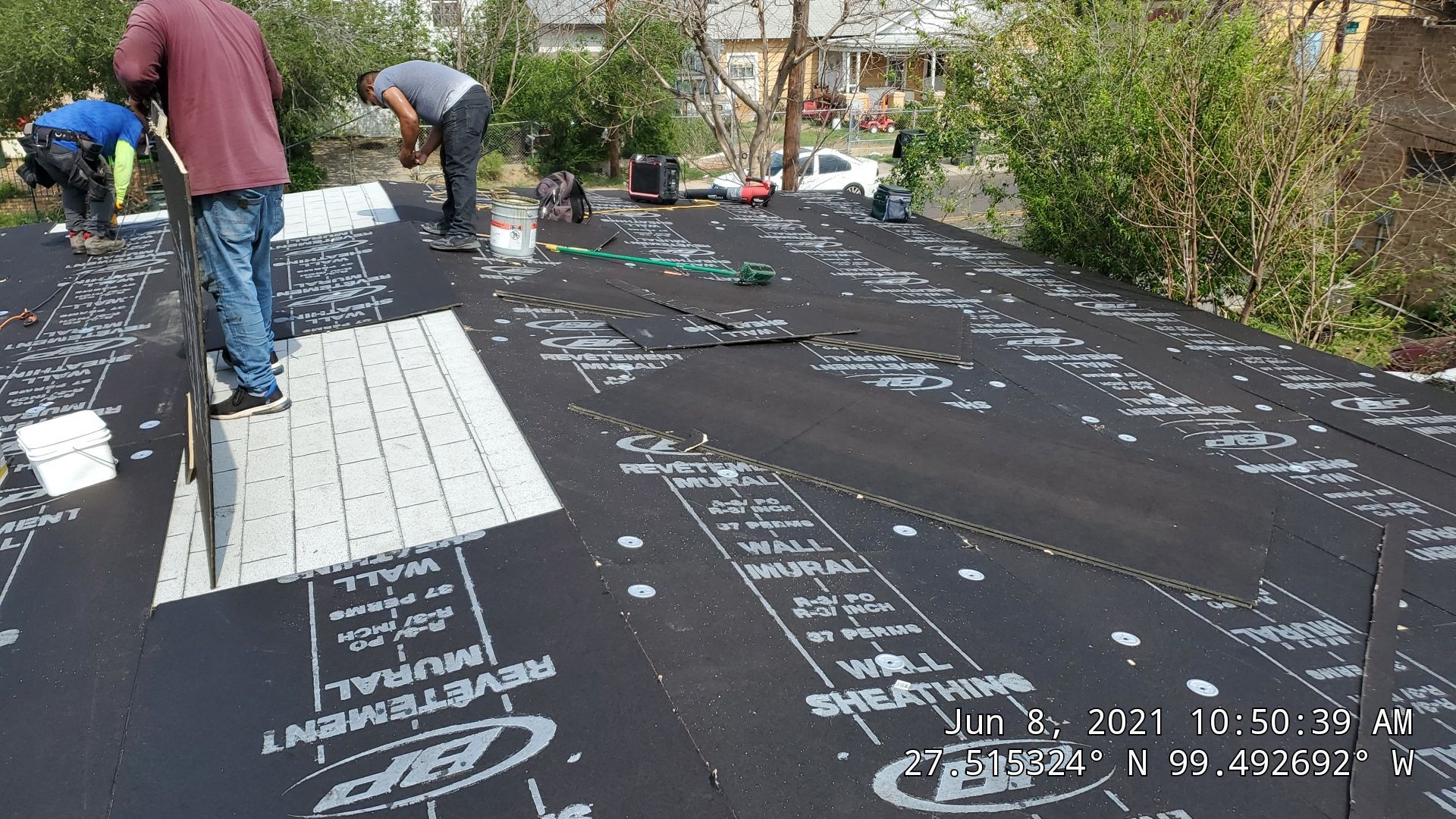 Residential Roofing Installation using Thermoplastic Polyolefin - GAF  by JM Flores Roofing & Construction, Inc