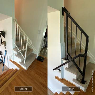 Classic Steel Handrails and Picket Railing – Poolesville, MD