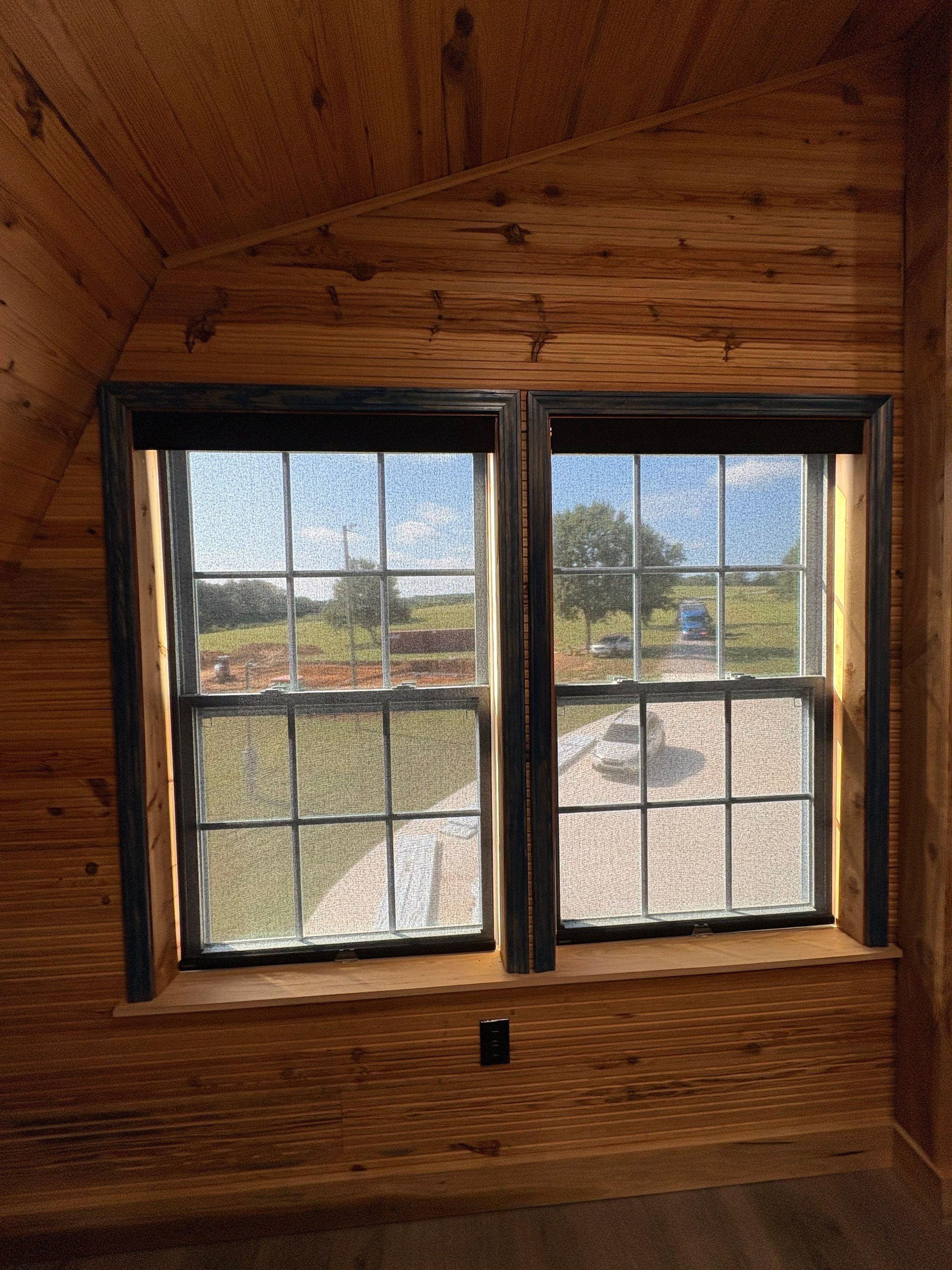 Roller and Woven Wood Shades Project in Union Grove by Blinds and Borders