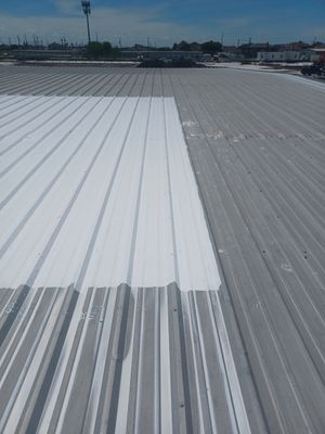 Commercial Roofing Repair using Coating Roof Repair