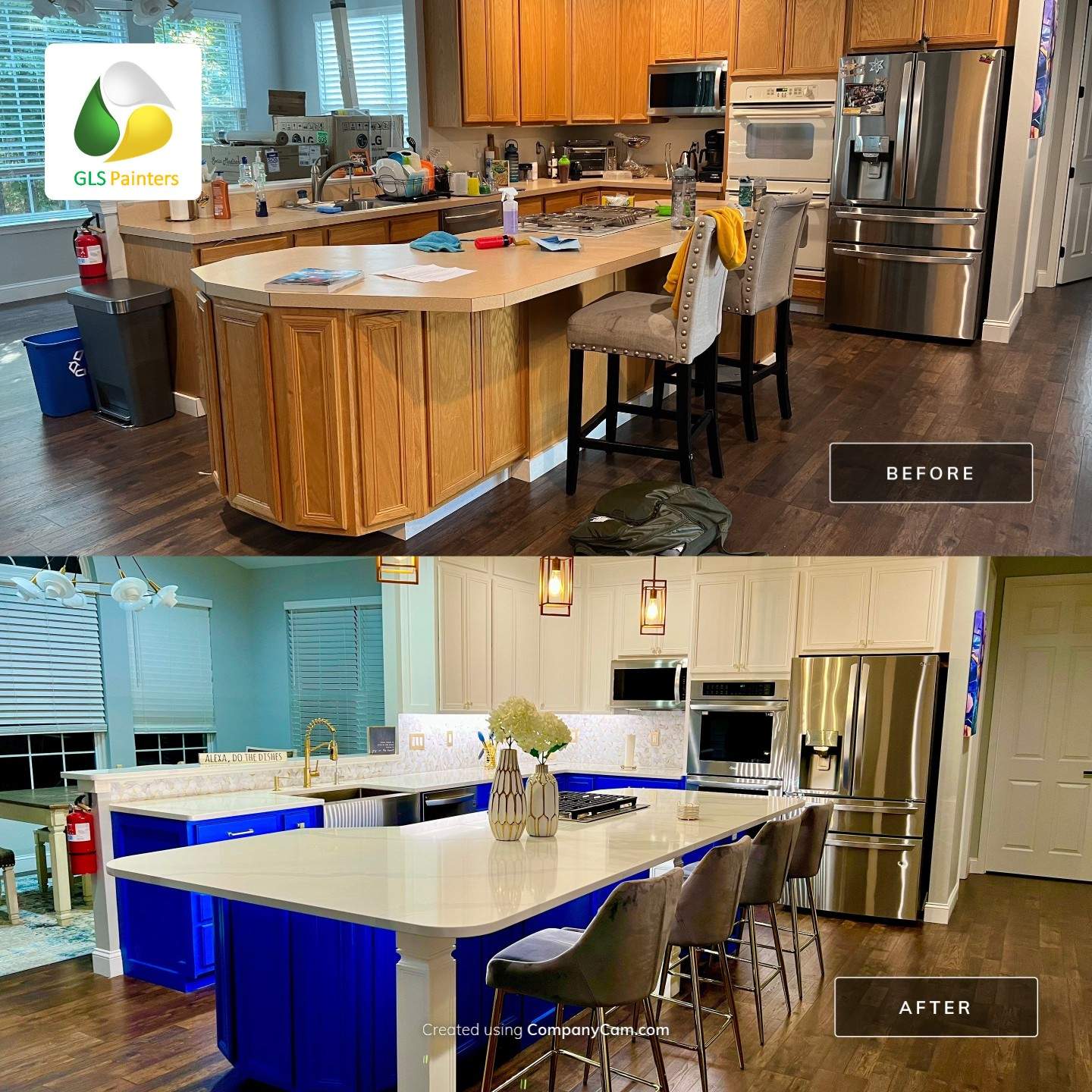 Kitchen Cabinet Painting by GLSpainters