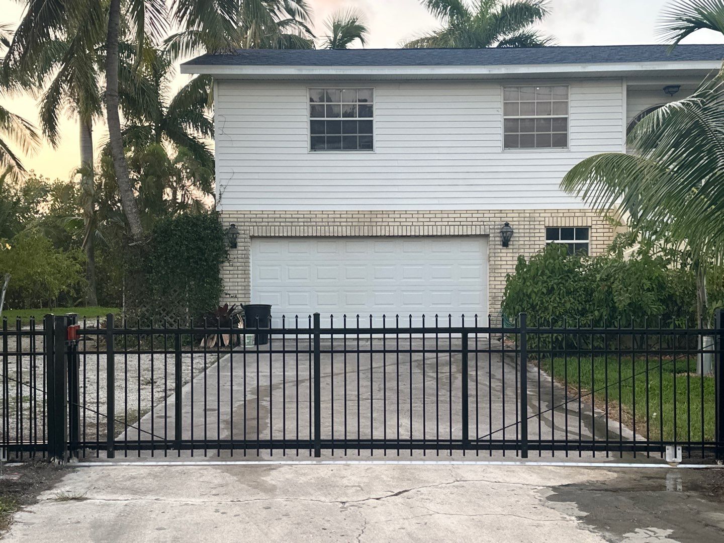 Aluminum Fence Installation using 3 Rail Aluminum Fence by Asap fence and gates, LLC