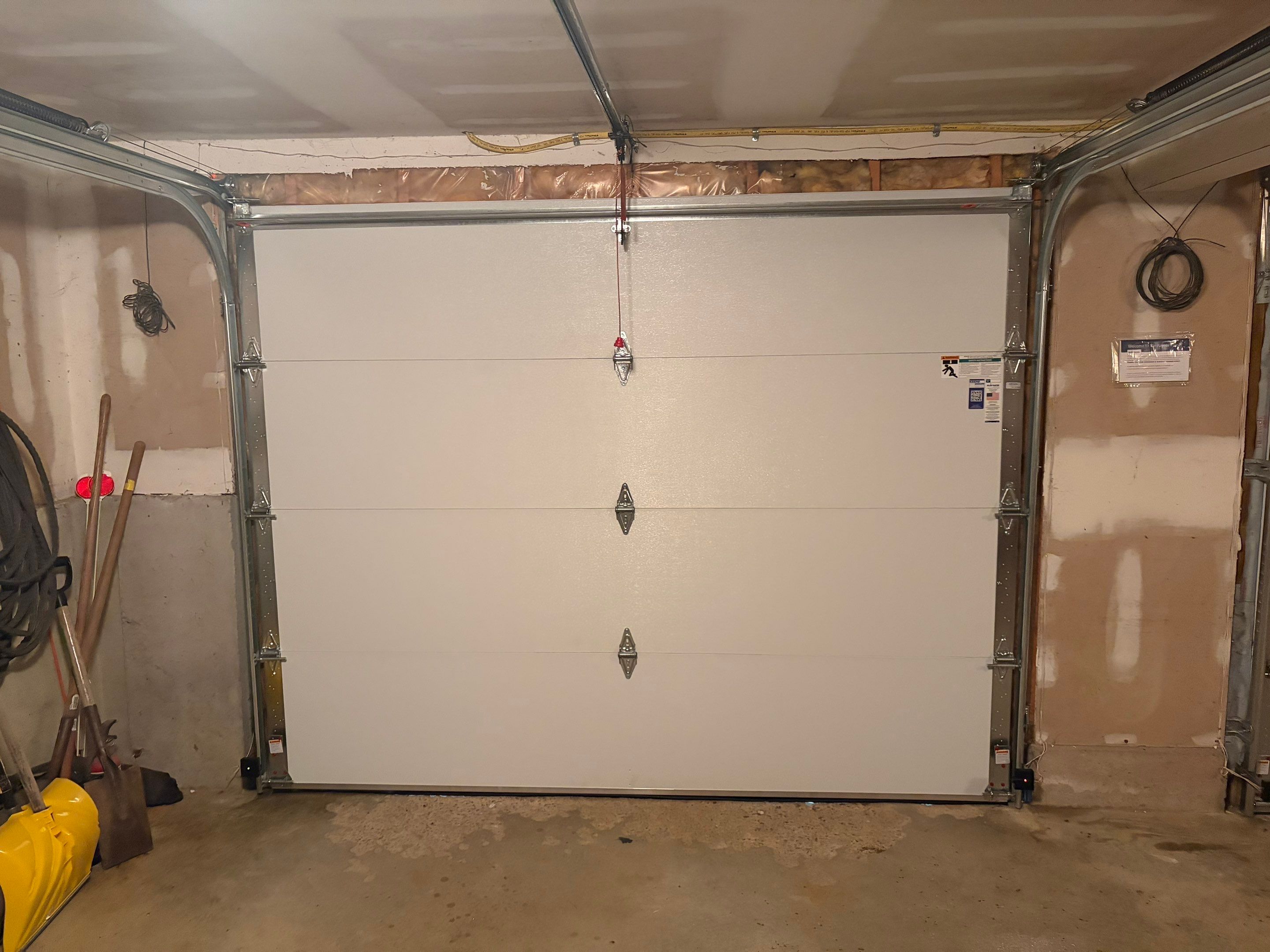 Door Installation using Raynor Encore Garage Door by Keene Door