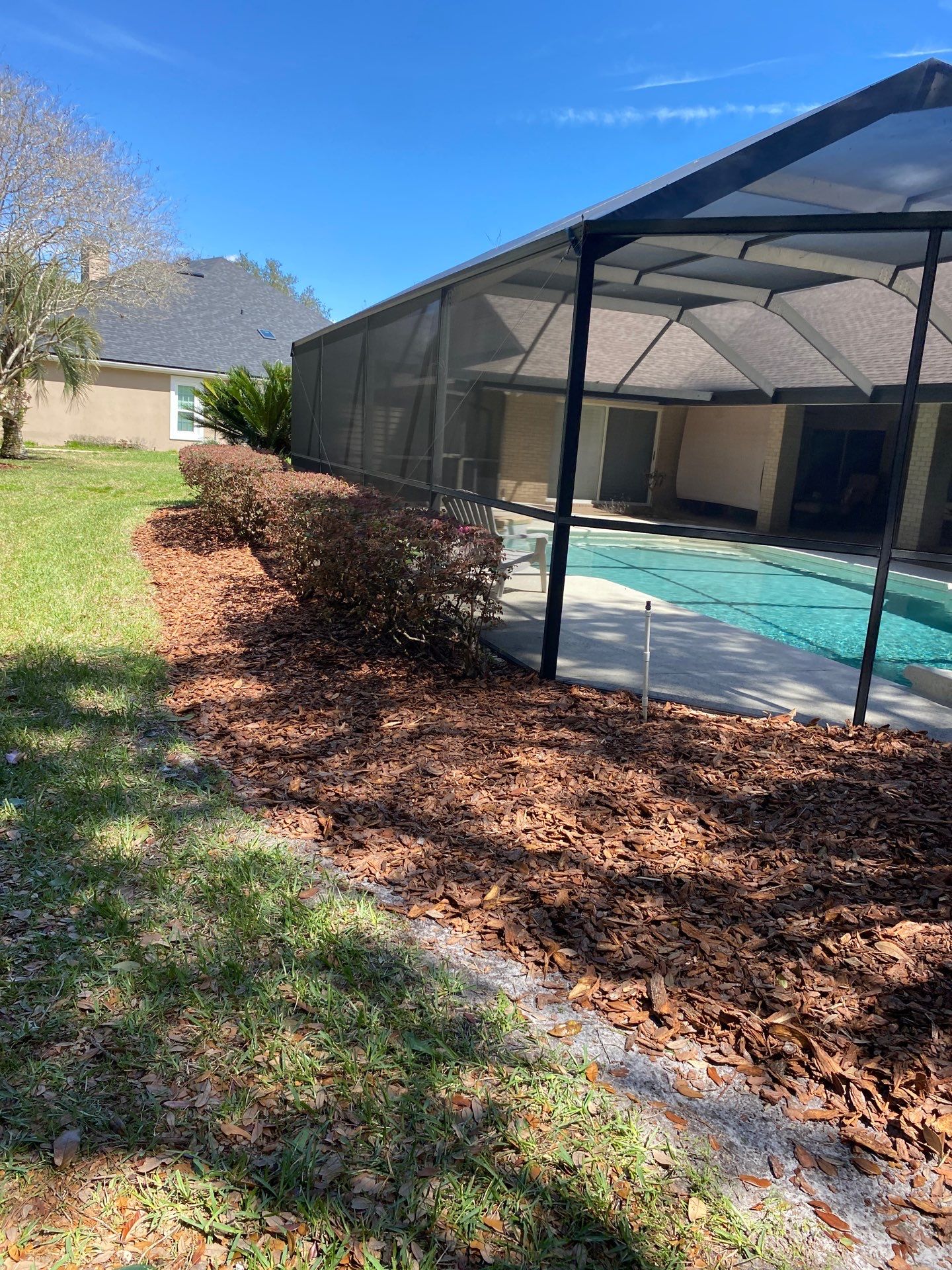 Deerwood Resident | Pine Bark Install by ProGreen Services
