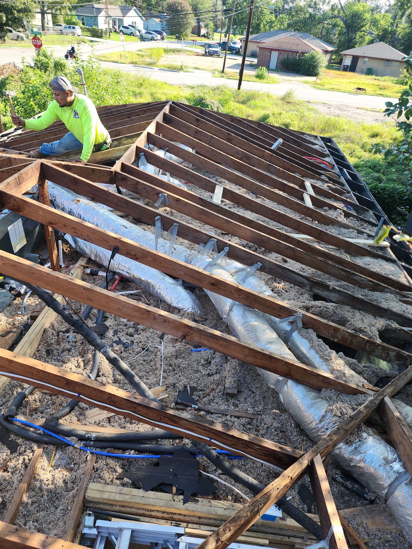 Residential Roofing Installation using Owen's Corning Duration (Lifetime) Shingles by Roof Repair Company