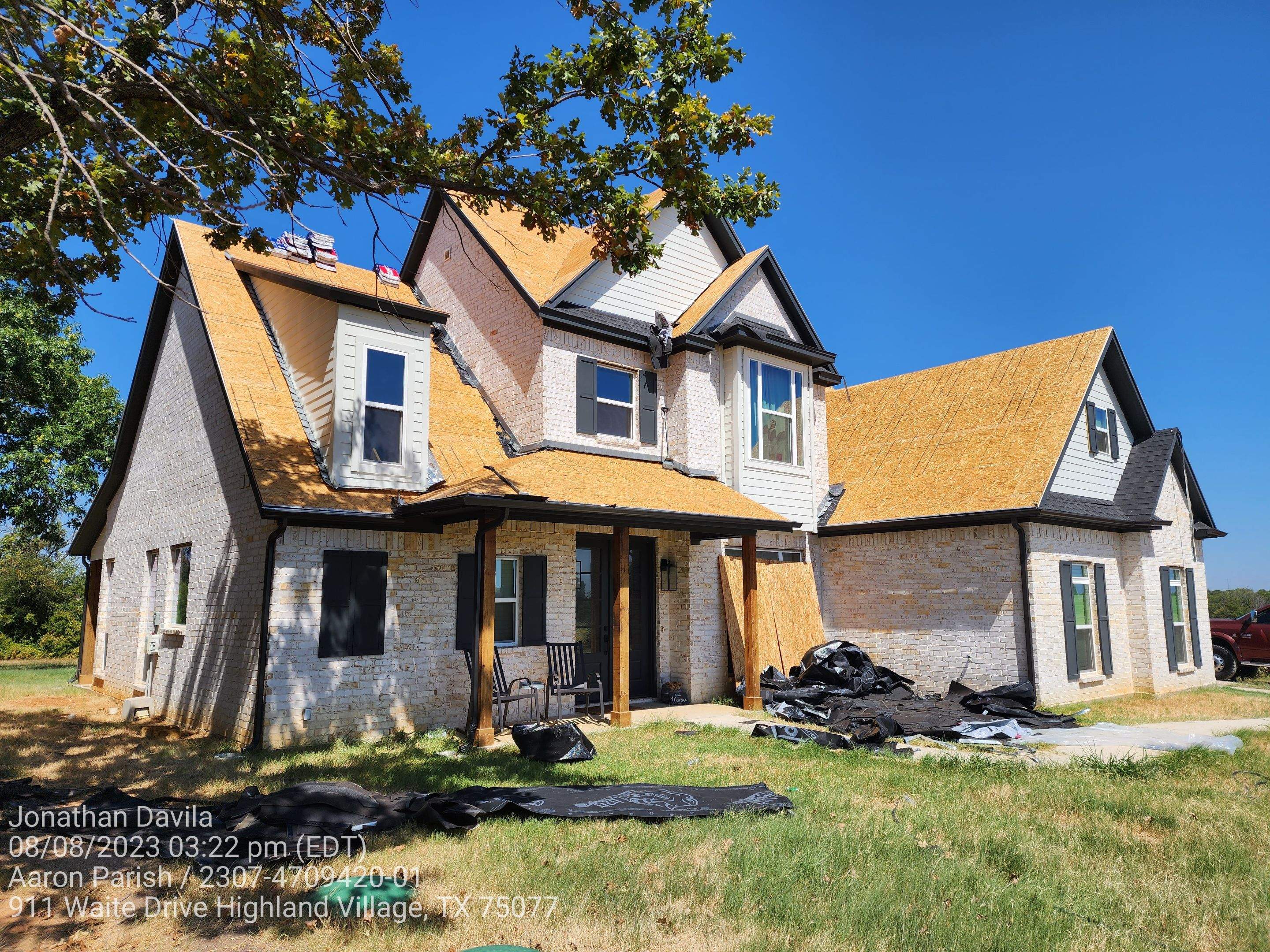 Project in Highland Village by Zeus Exteriors