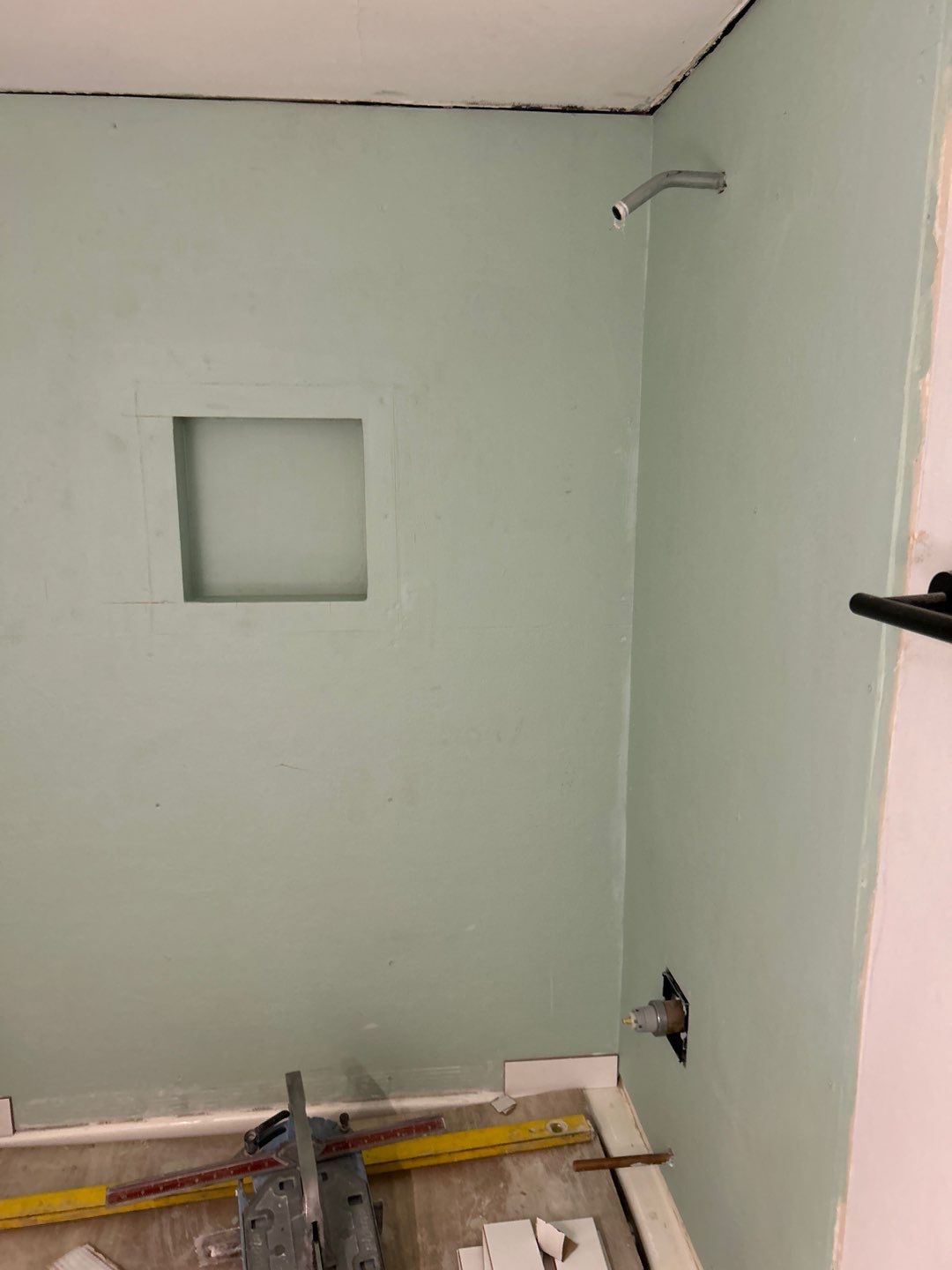 Brick pattern tiles for a bathroom and kitchen  by Footprints Floors of Nashville