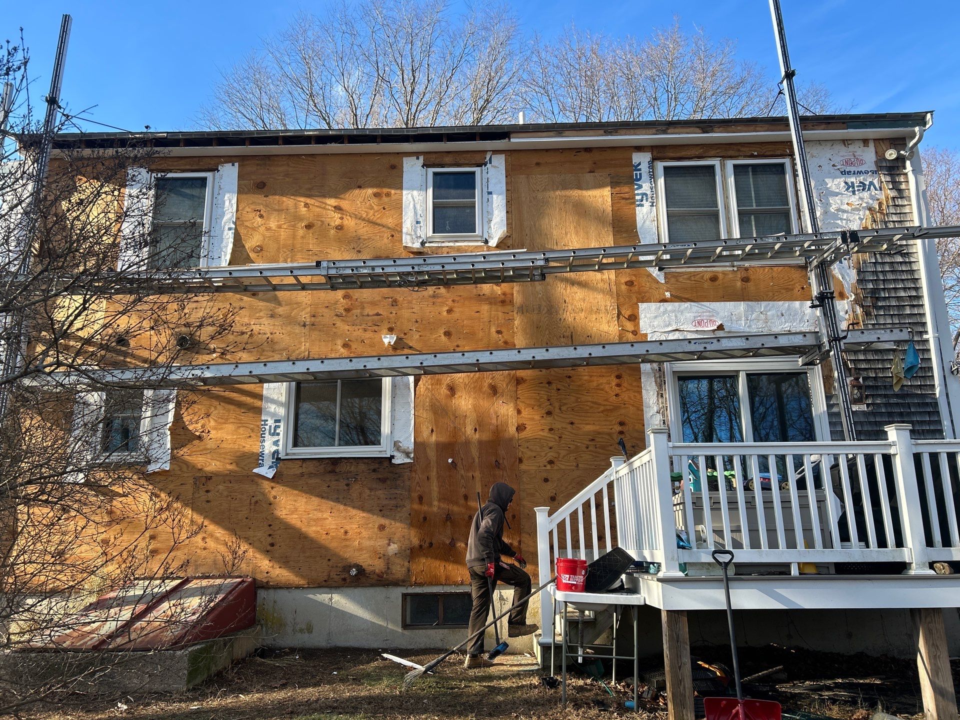 James Hardie siding in Dream Collection color - Dighton, MA by UBrothers Construction