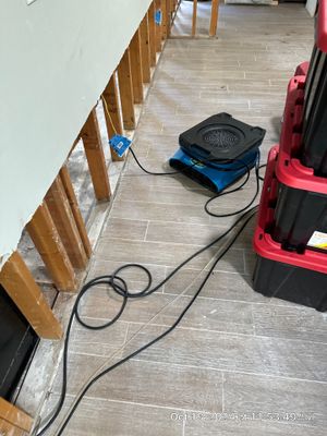Hurricane Damage using Drying Equipment
