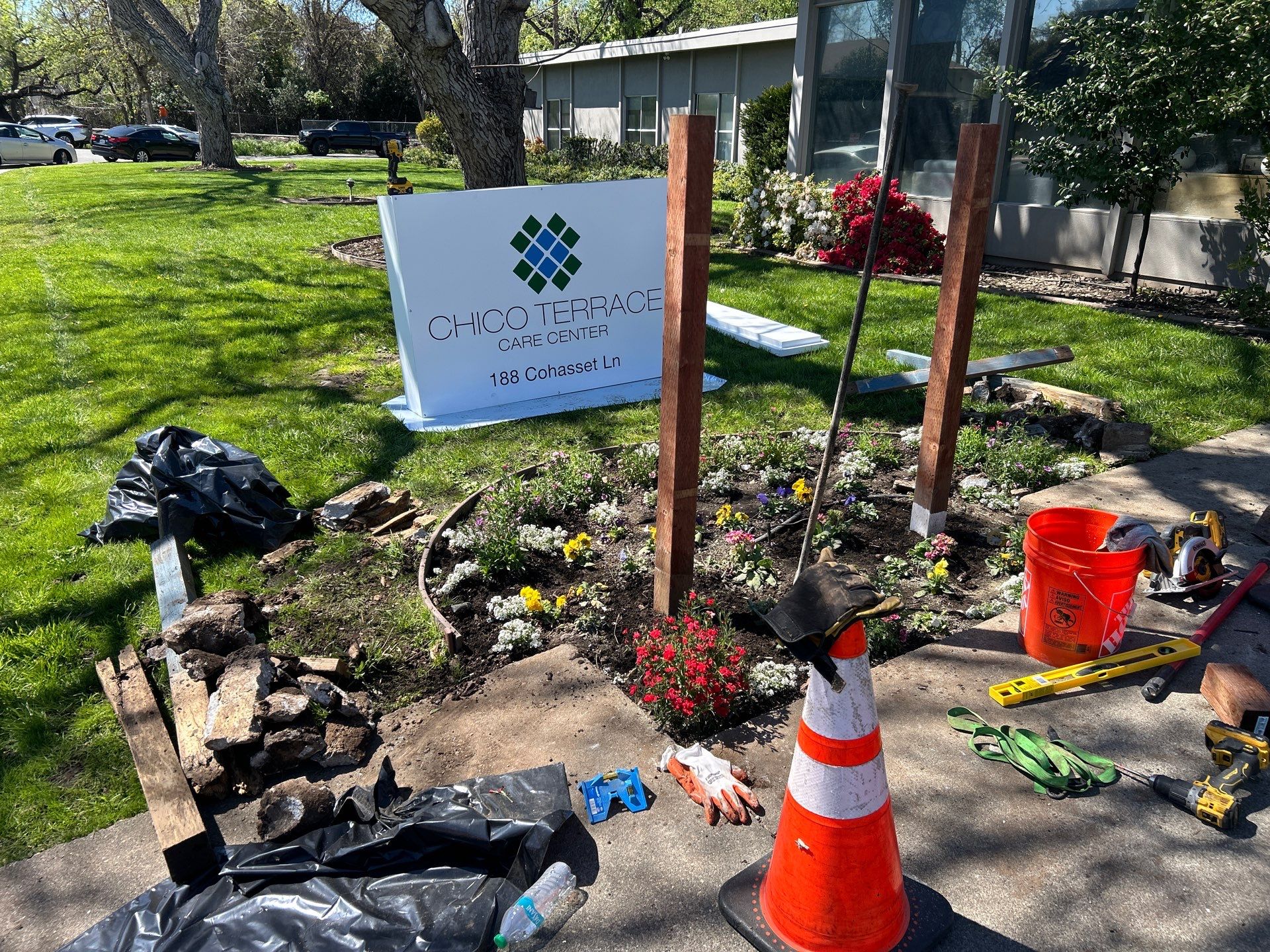 Project in Chico by Golden State Signs