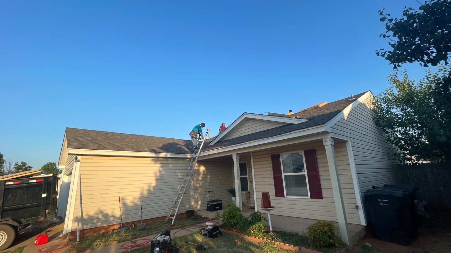 Residential Roofing Installation using GAF Natural Shadow  by A & H Roofing and Contracting