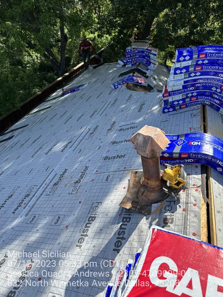 Project in Dallas by Zeus Exteriors