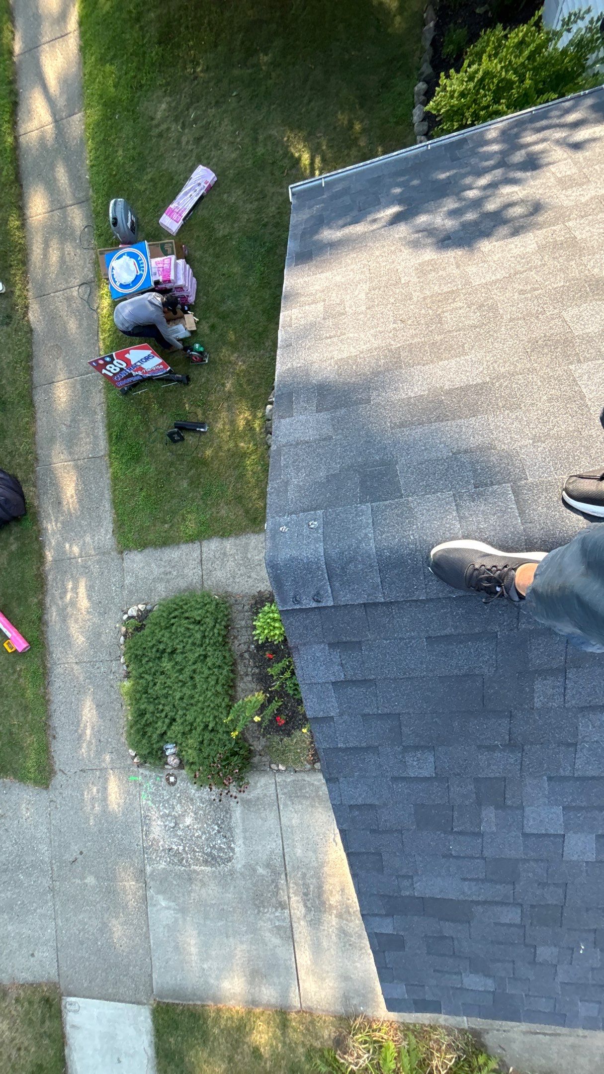 Roof Replacement using Owens Corning Onyx Black by 180 Contractors