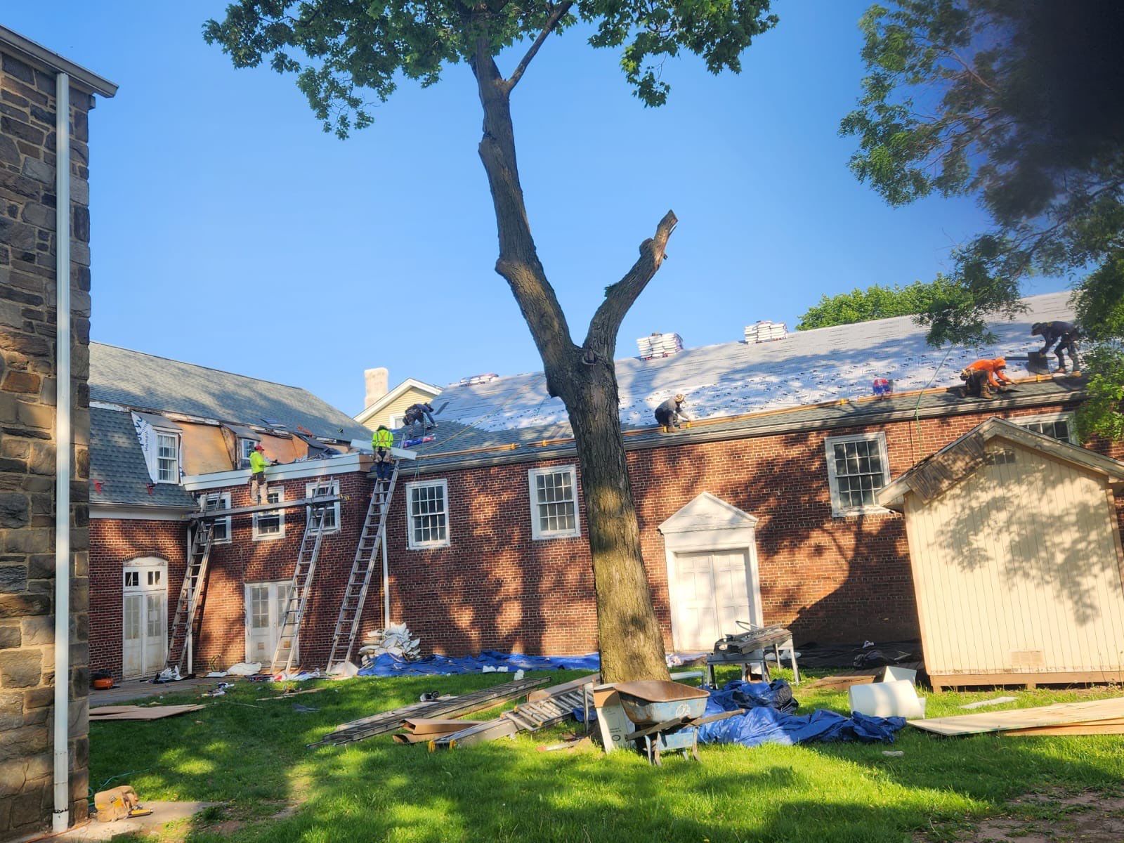 Roof Project in New Brunswick, NJ. by All State Home Improvement Inc.