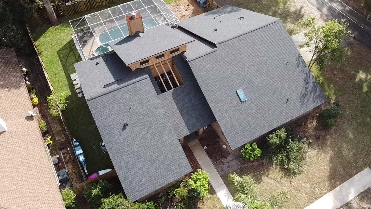 Residential Roofing Installation using Owens Corning TruDefinition Duration Shingles by Galaxy Builders, Inc.