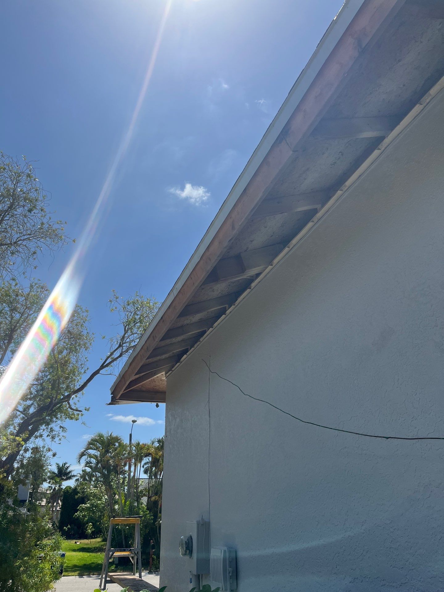 New Soffit and Fascia and Gutters in North Fort Myers FL by Gutter Professors