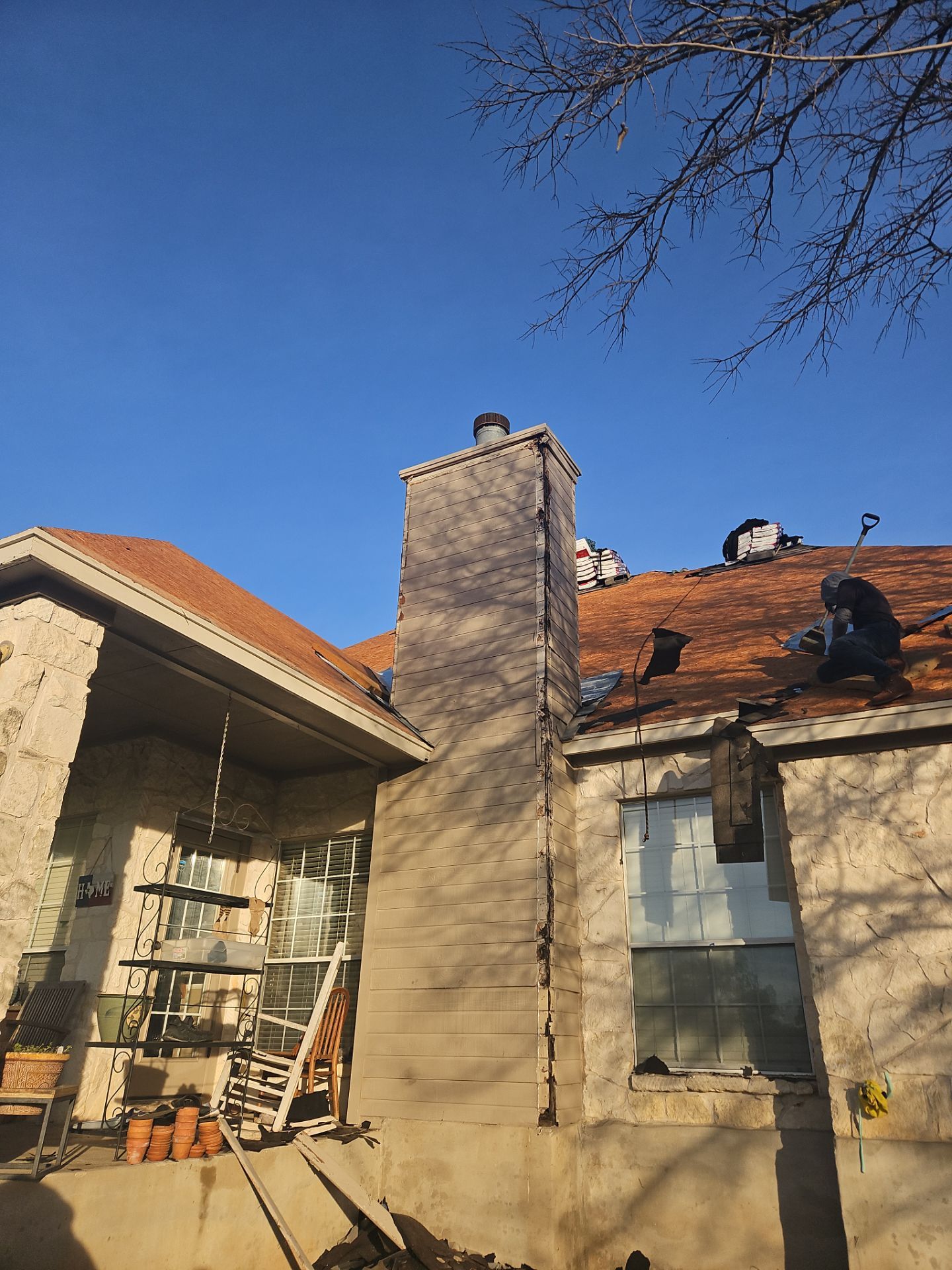 Residential Roof Replacement using GAF - HDZ - Charcoal by Action Exteriors Austin