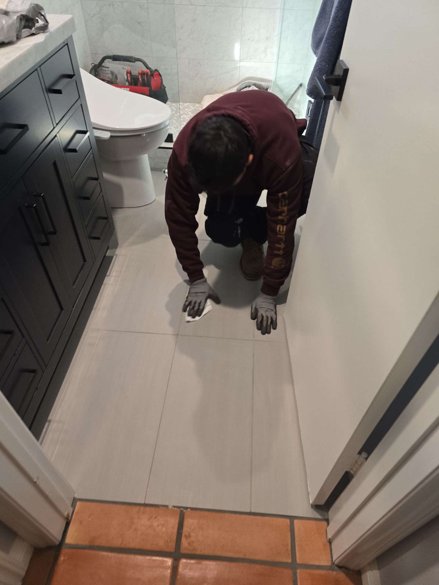 Toilet Installation with New Seal by Us Plumbing 
