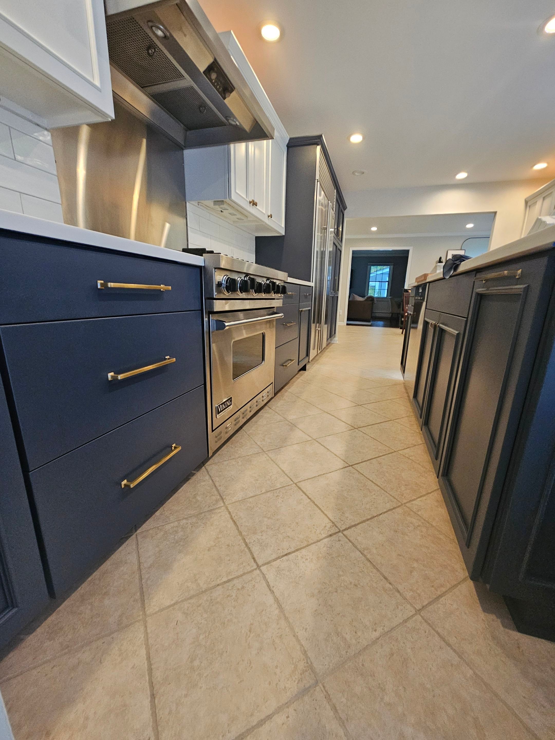 Chic Kitchen Cabinet Refinishing Project by Spectrum Painting, LLC