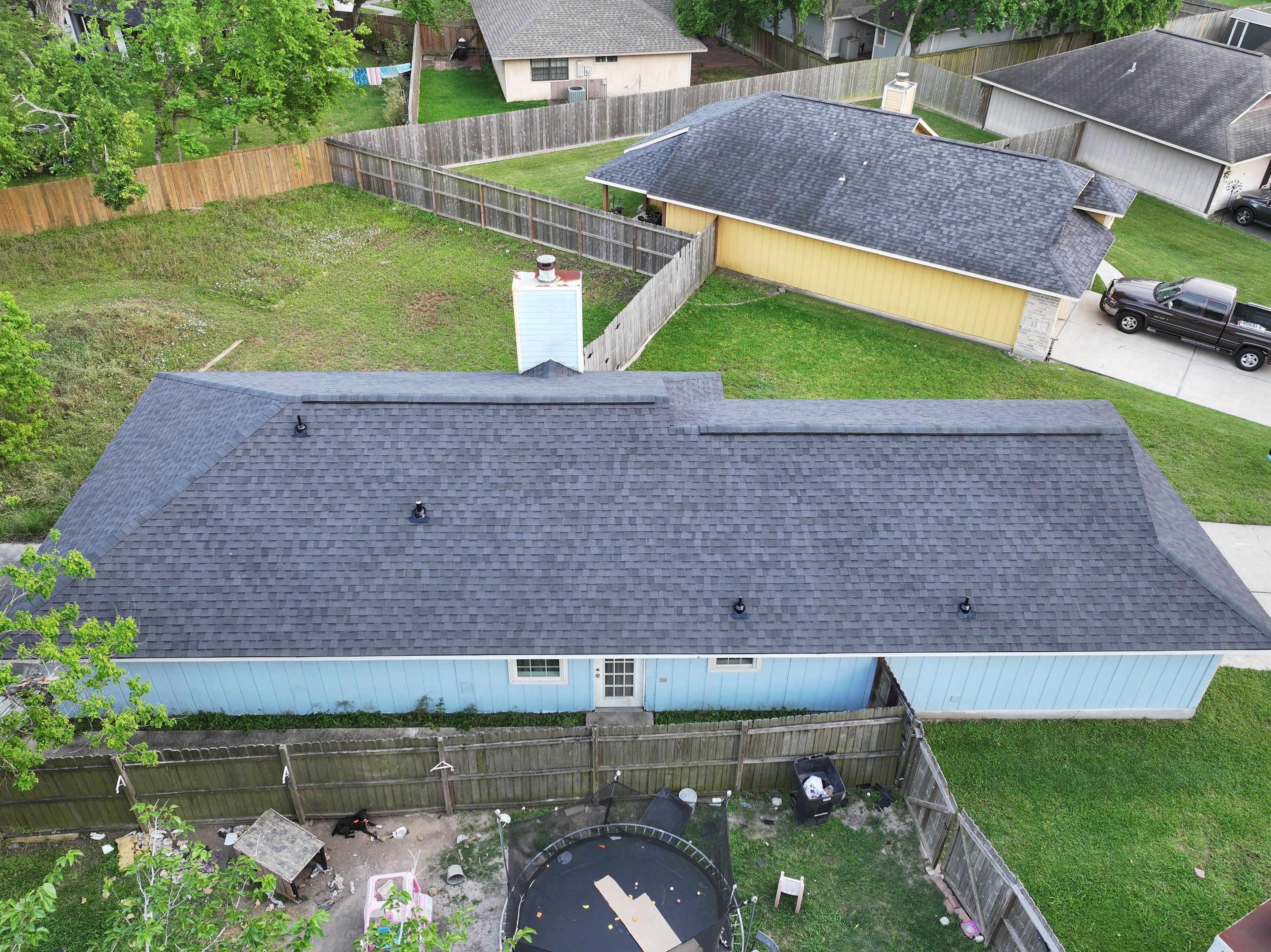 Residential Roofing Installation using CertainTeed Landmark Shingles by Abbott Roofing Company