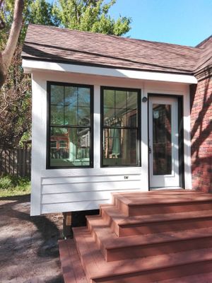 New 4 season room interior & exterior painting